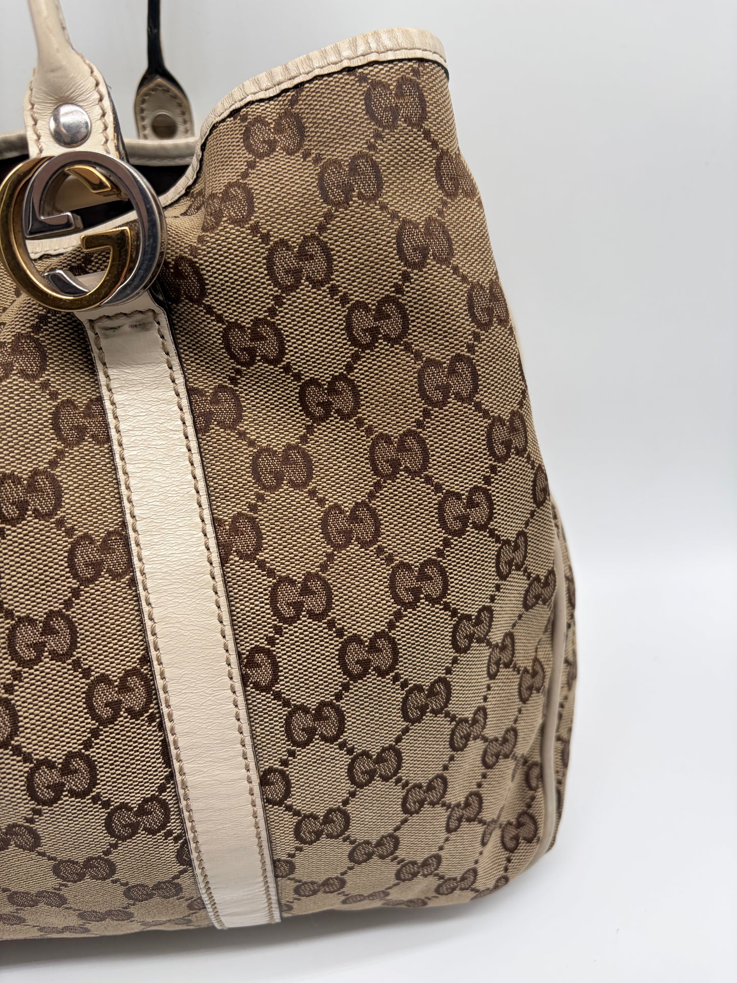 Gucci Monogram Twin GG Handtasche Shopper