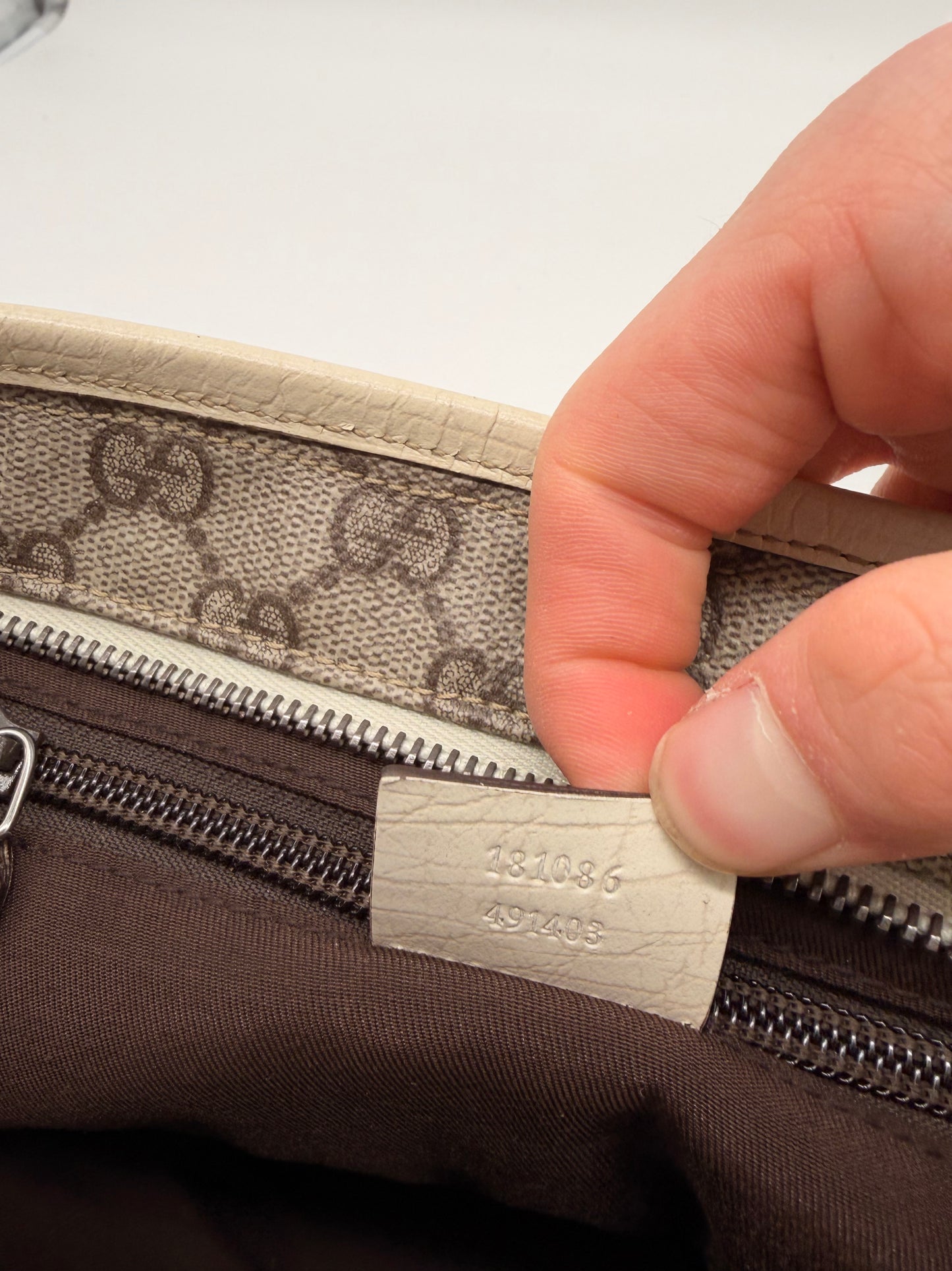 Gucci GG Supreme Handtasche Shopper Beige