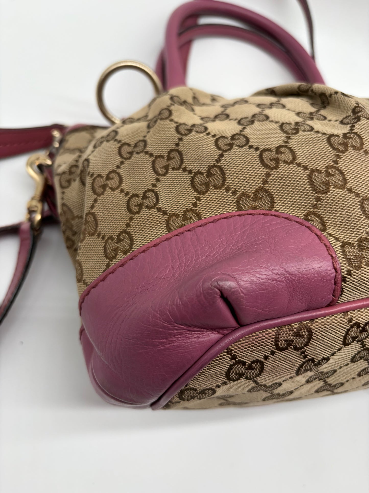 Gucci Sukey Tote GG Canvas Vintage – Rosa/Beige