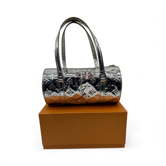 Louis Vuitton Miroir Papillon Handtasche Silber