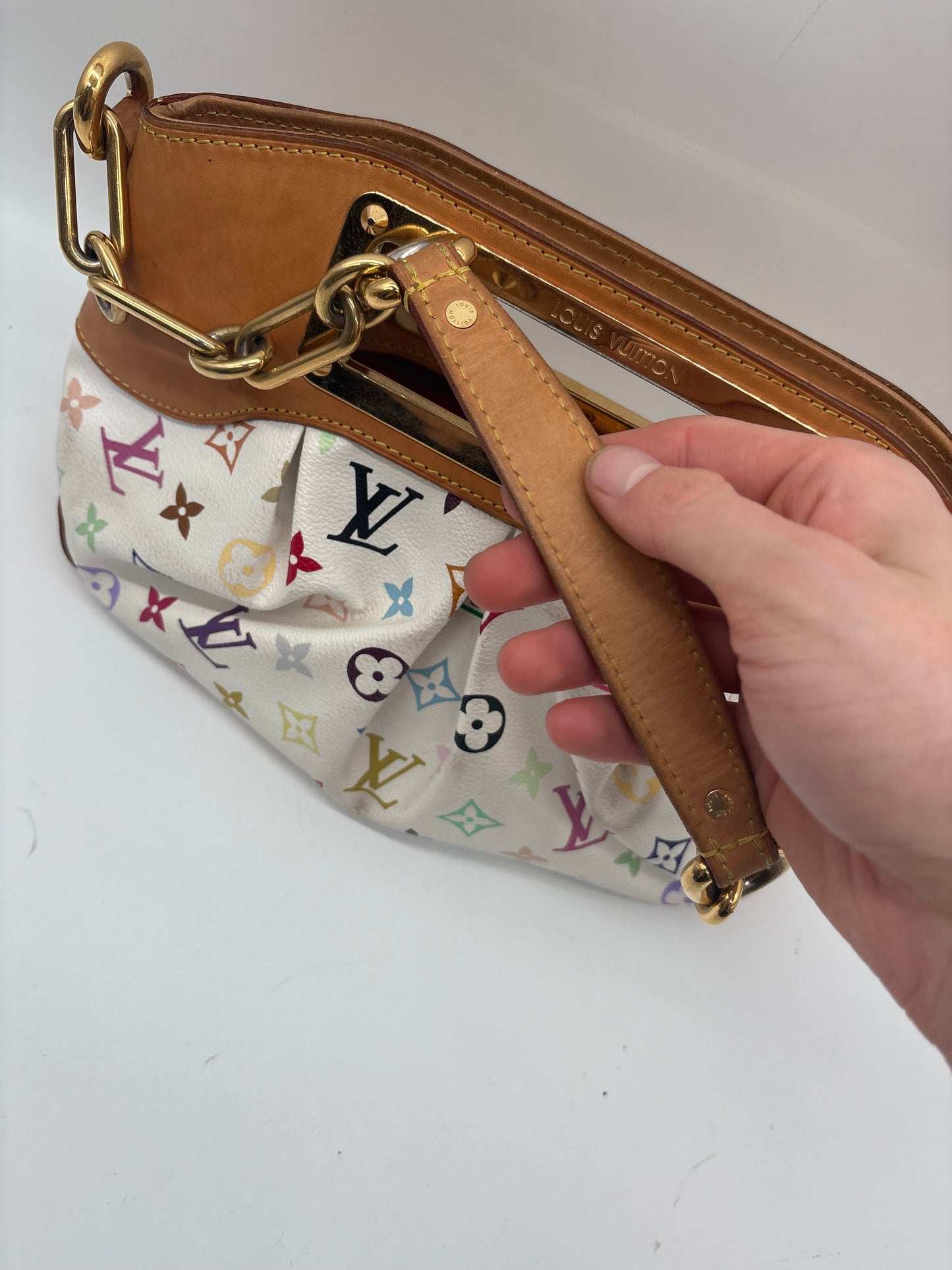 Louis Vuitton Multicolor Judy PM Handtasche x Takashi Murakami