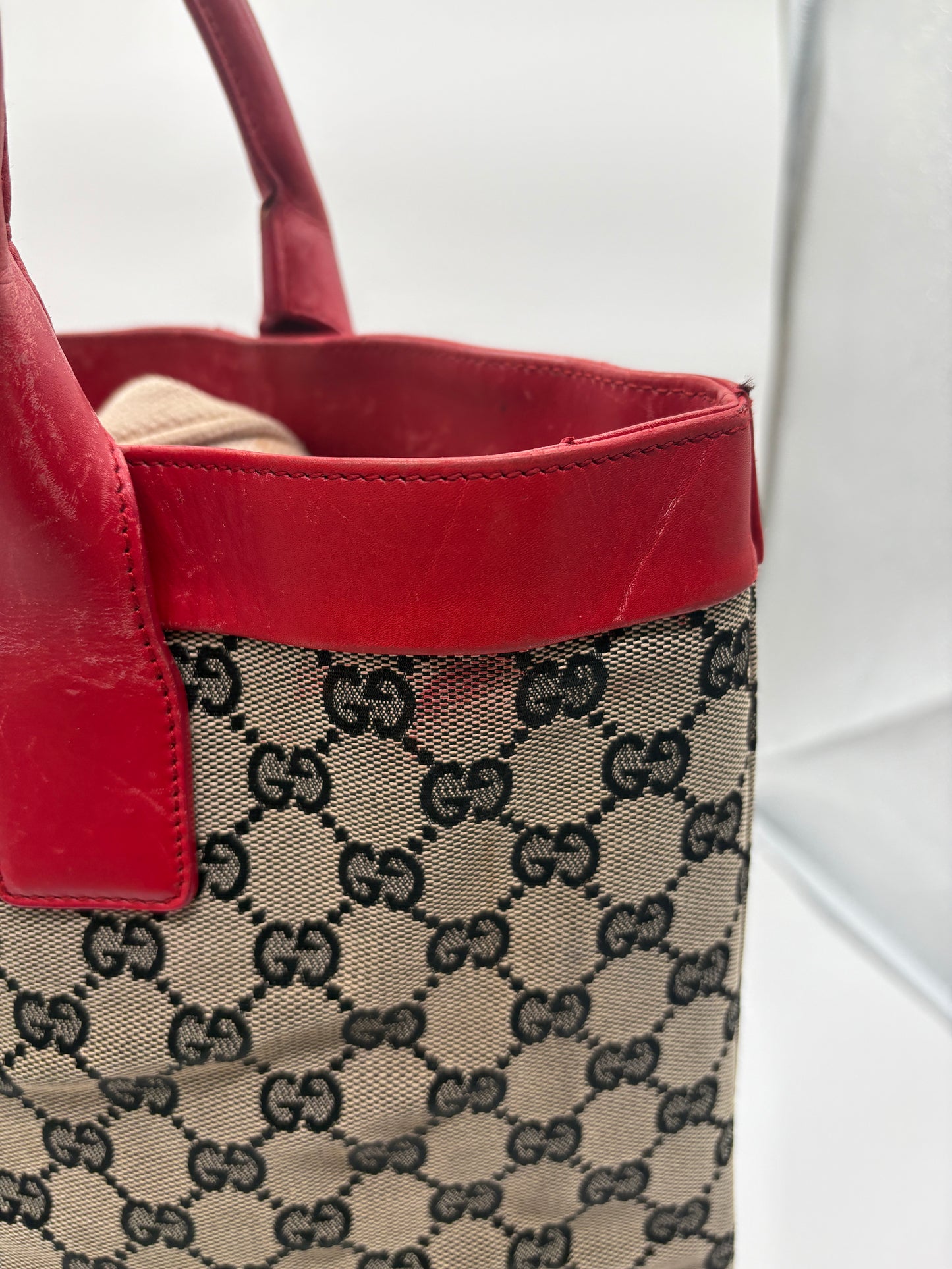Gucci GG Canvas Shopping Tasche Handtasche