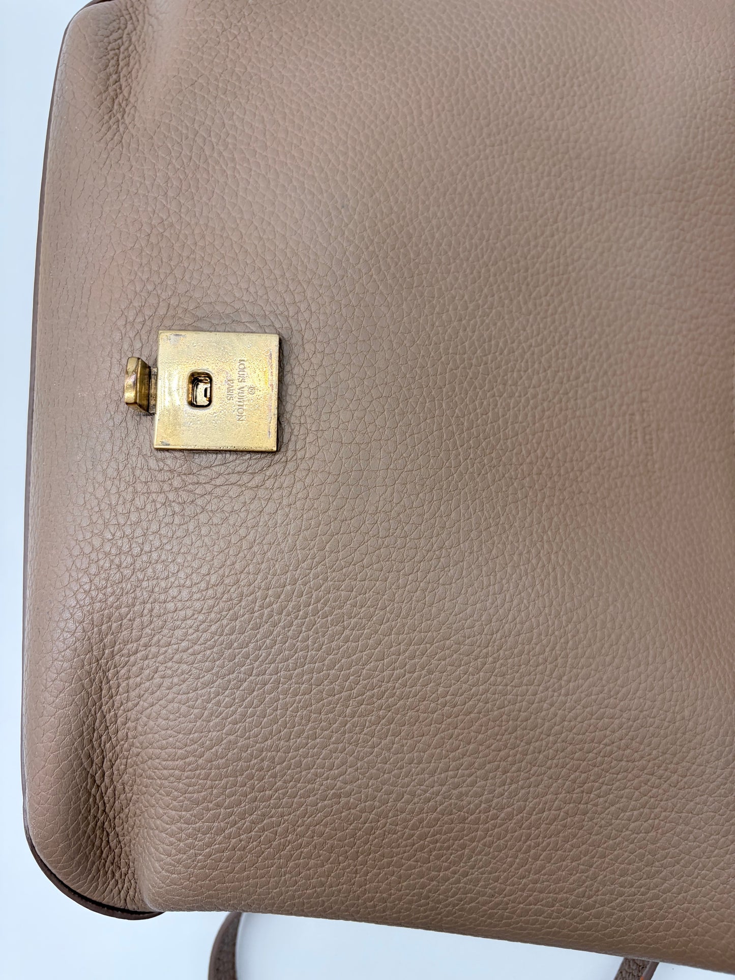 Louis Vuitton Volta Beige Top Handle Crossbody Bag