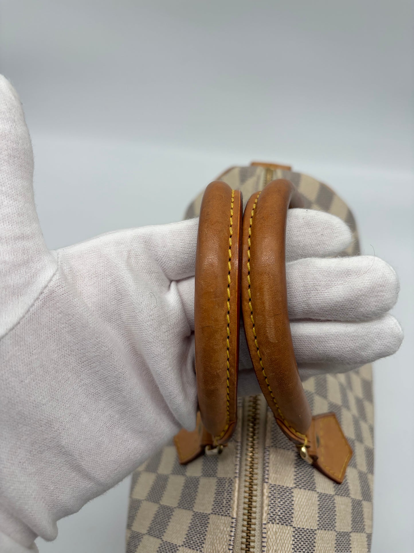 Louis Vuitton Speedy 25 Damier Azur Canvas Handtasche