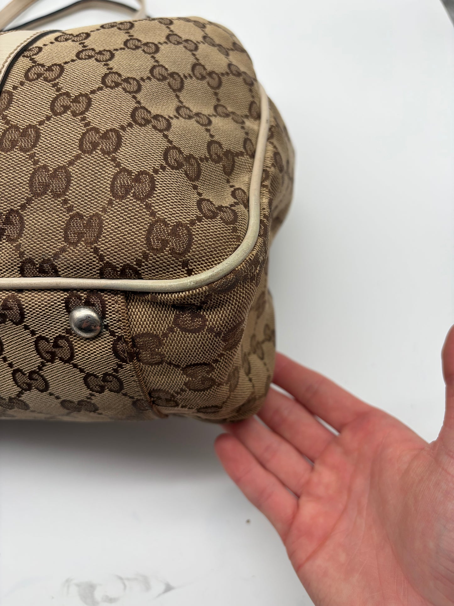 Gucci Monogram Twin GG Handtasche Shopper