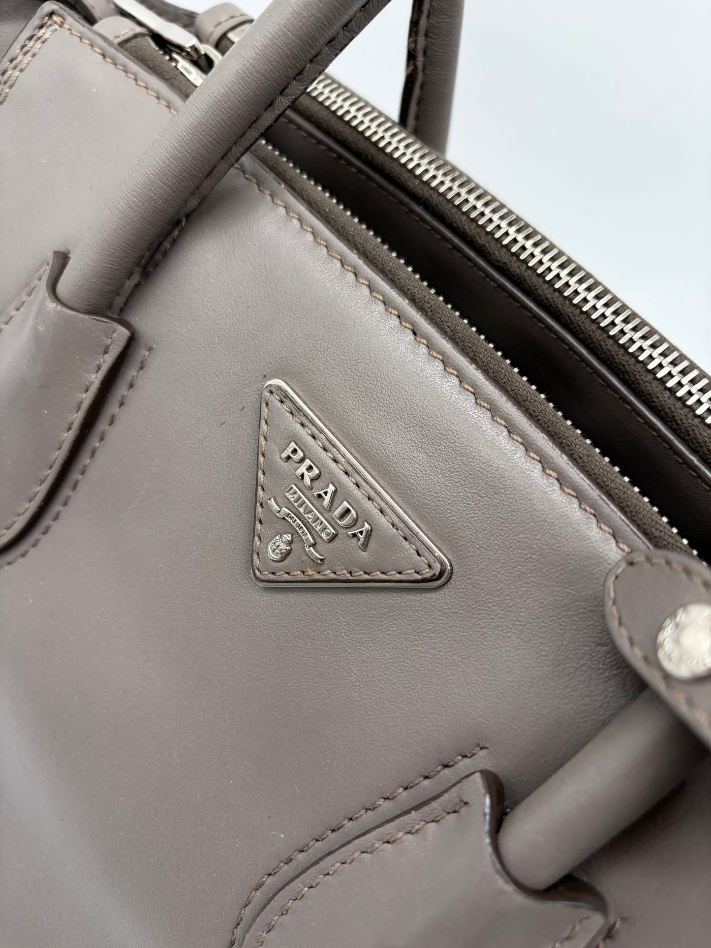 Prada City Sport Calfskin Tote Handtasche