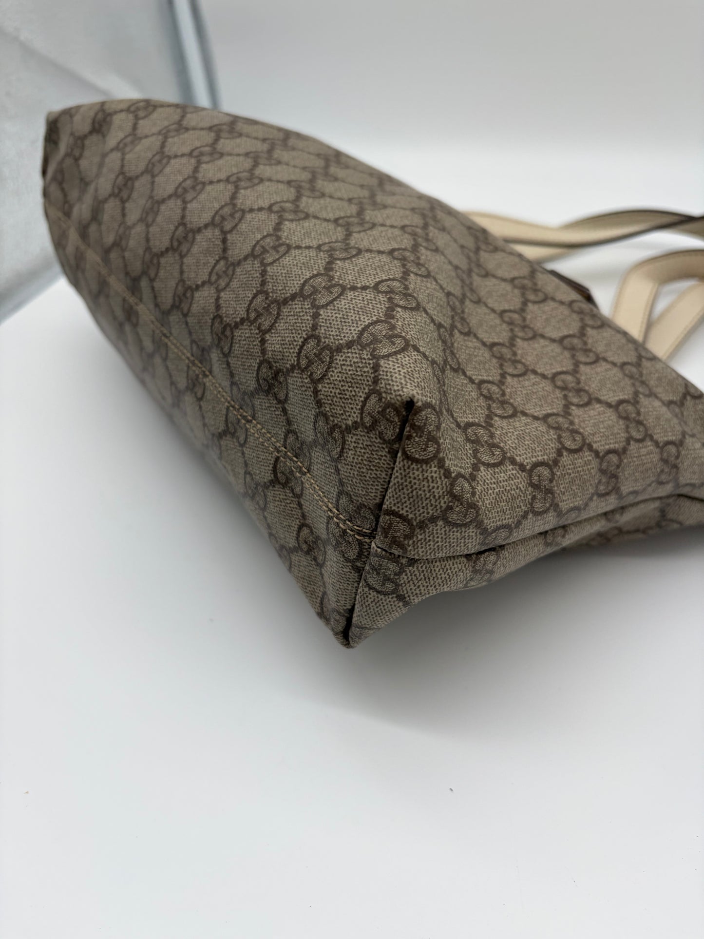 Gucci GG Supreme Handtasche Shopper Beige