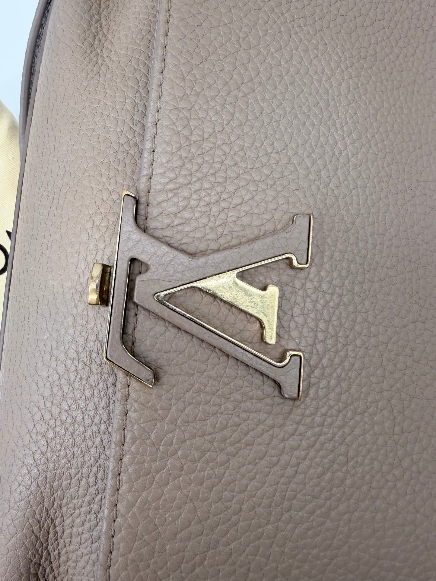 Louis Vuitton Volta Beige Top Handle Crossbody Bag