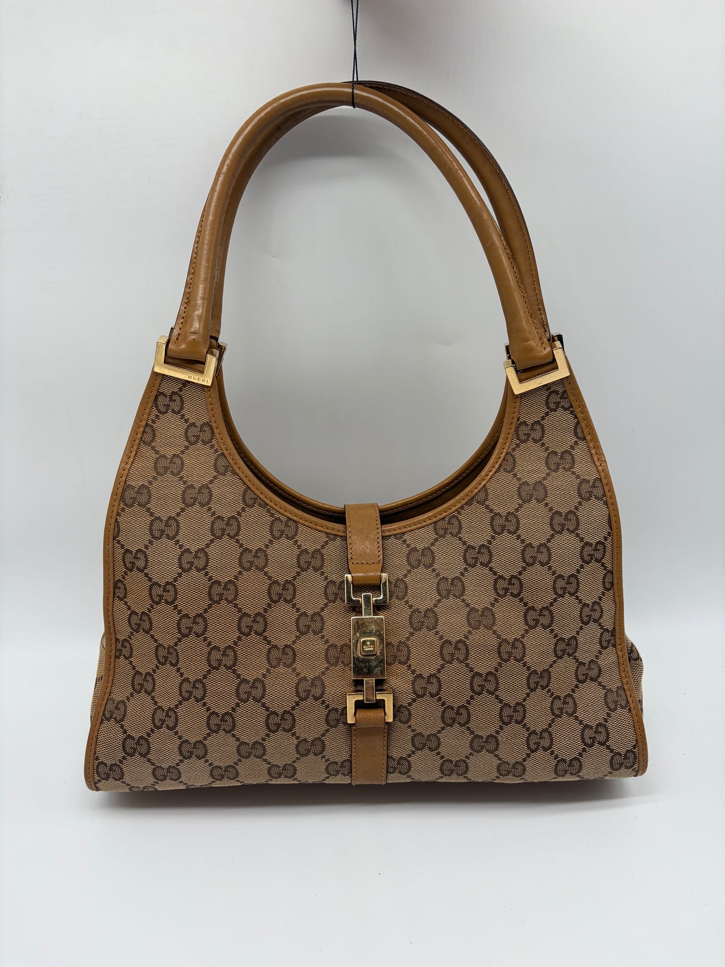 Gucci Jackie Bardot Handtasche beige