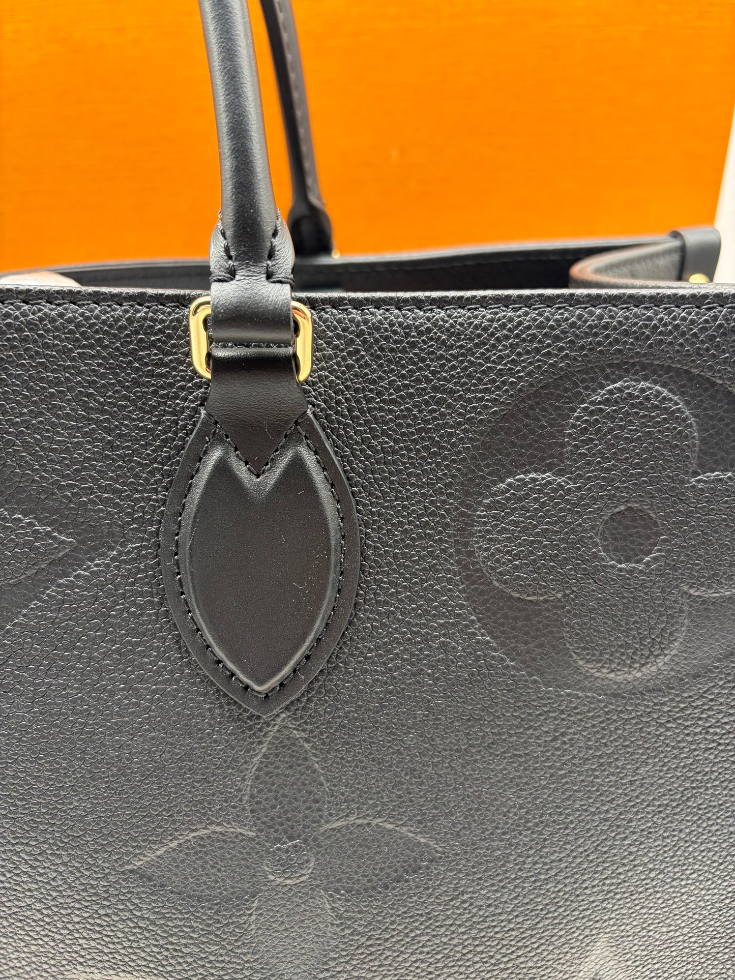 Louis Vuitton Onthego GM Shopper Empreinte Schwarz Monogram