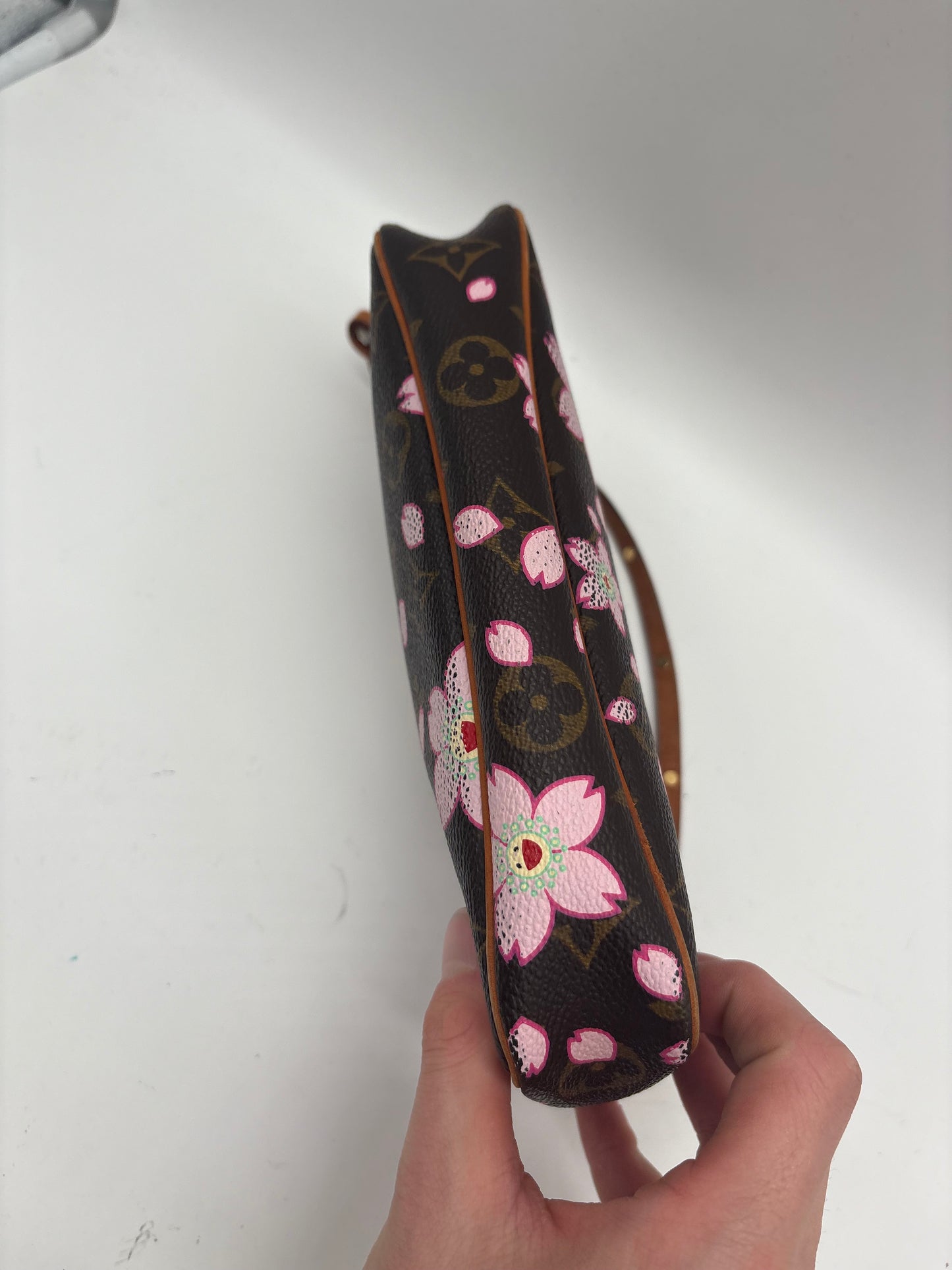 Louis Vuitton x Takashi Murakami Monogram Cherry Blossom Pochette Accessoires