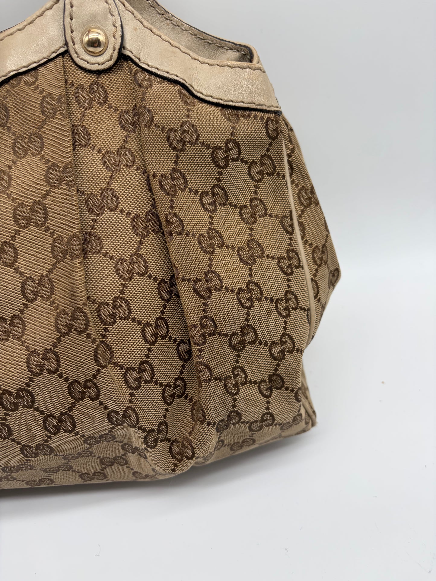 Gucci Sukey Medium Tote beige weiß Handtasche