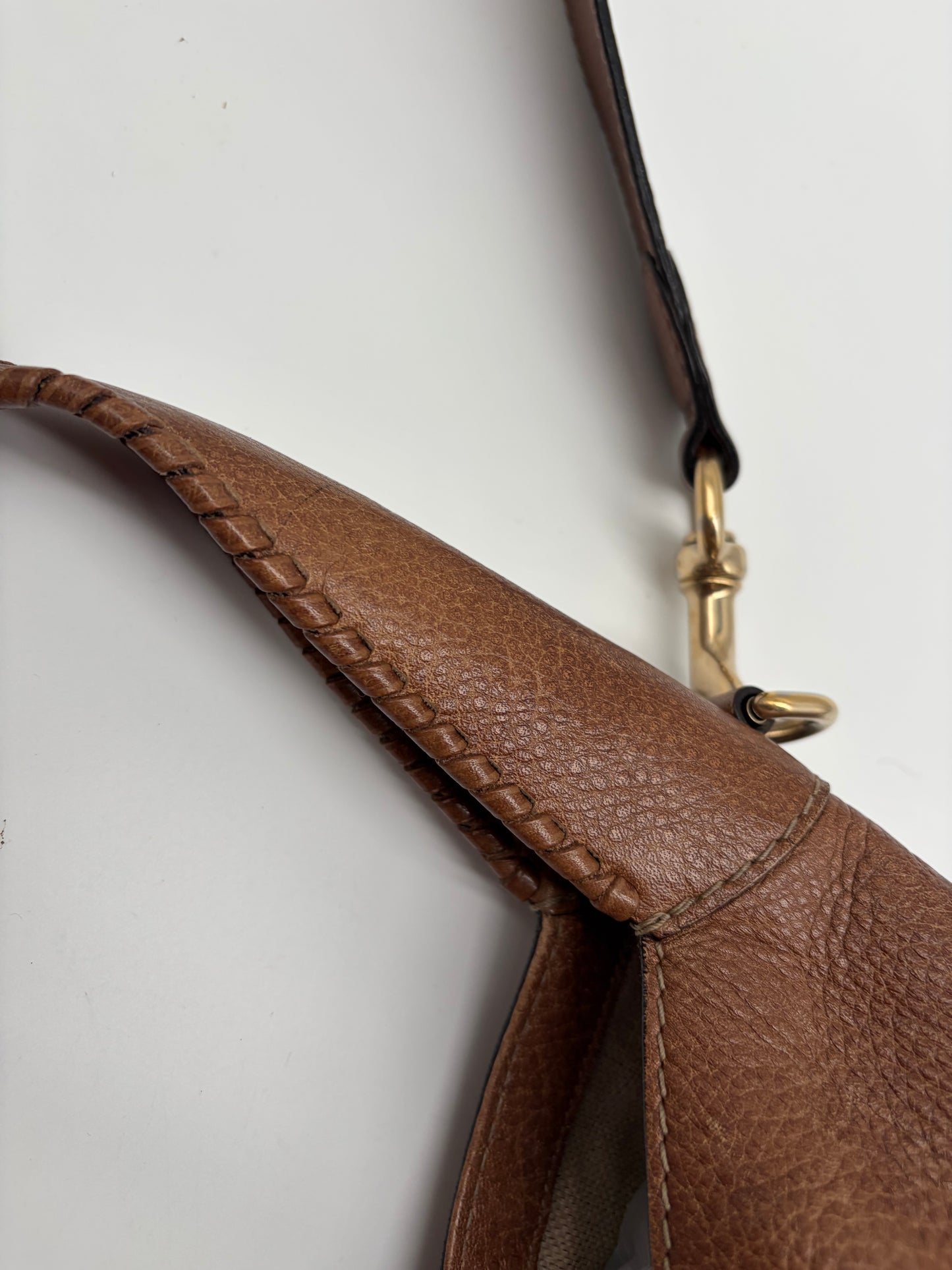 Gucci New Jackie Large braun Schultertasche mit Crossbodygurt