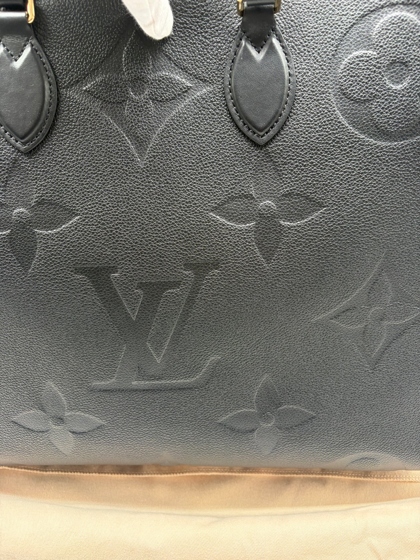 Louis Vuitton Onthego GM Shopper Empreinte Schwarz Monogram