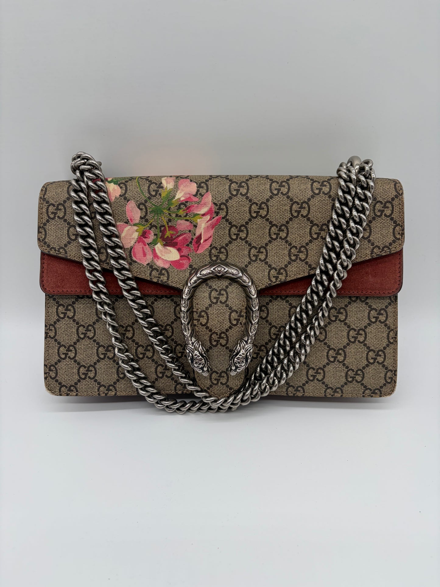 Gucci Dionysus GG Supreme Blumen Schultertasche