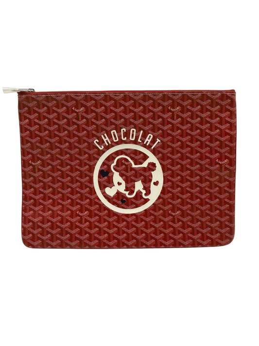 Goyard Senat GM Chocolat Special Edition Designer Clutch