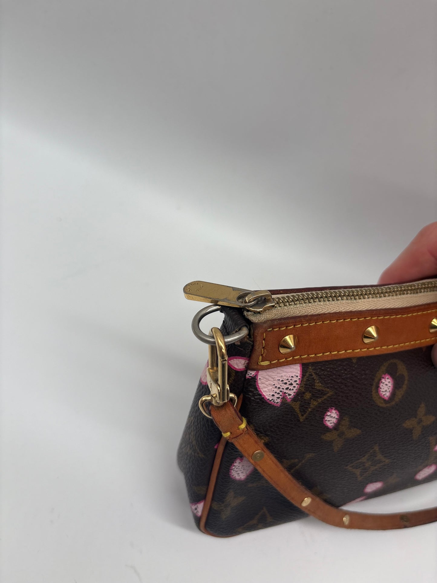 Louis Vuitton x Takashi Murakami Monogram Cherry Blossom Pochette Accessoires