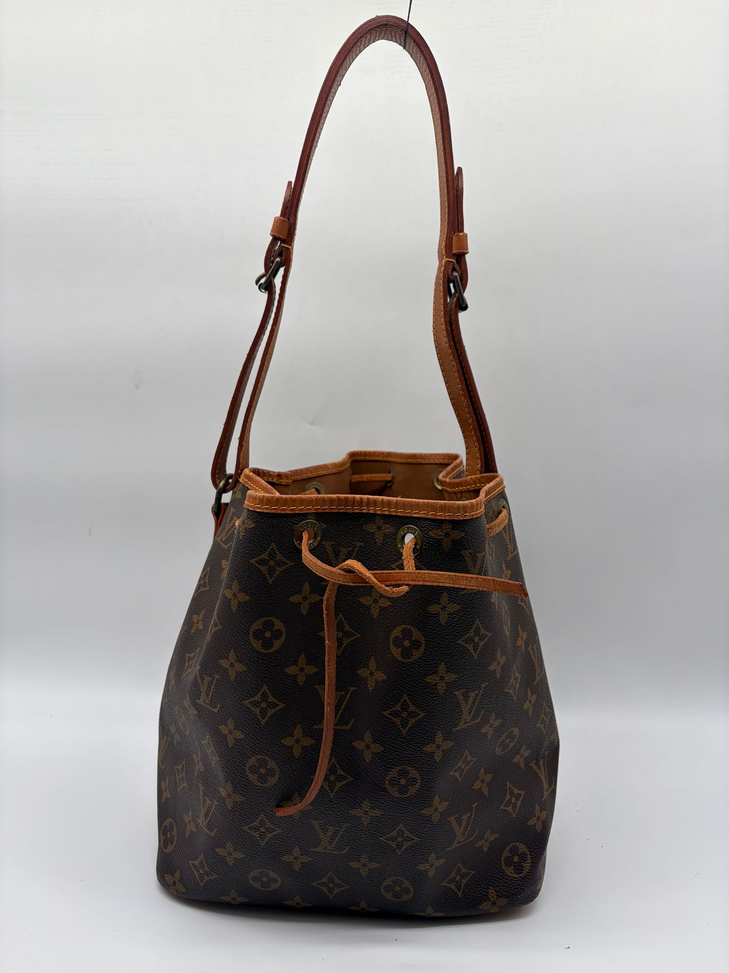 Louis Vuitton Petit Noé Monogram Canvas Bucket Bag