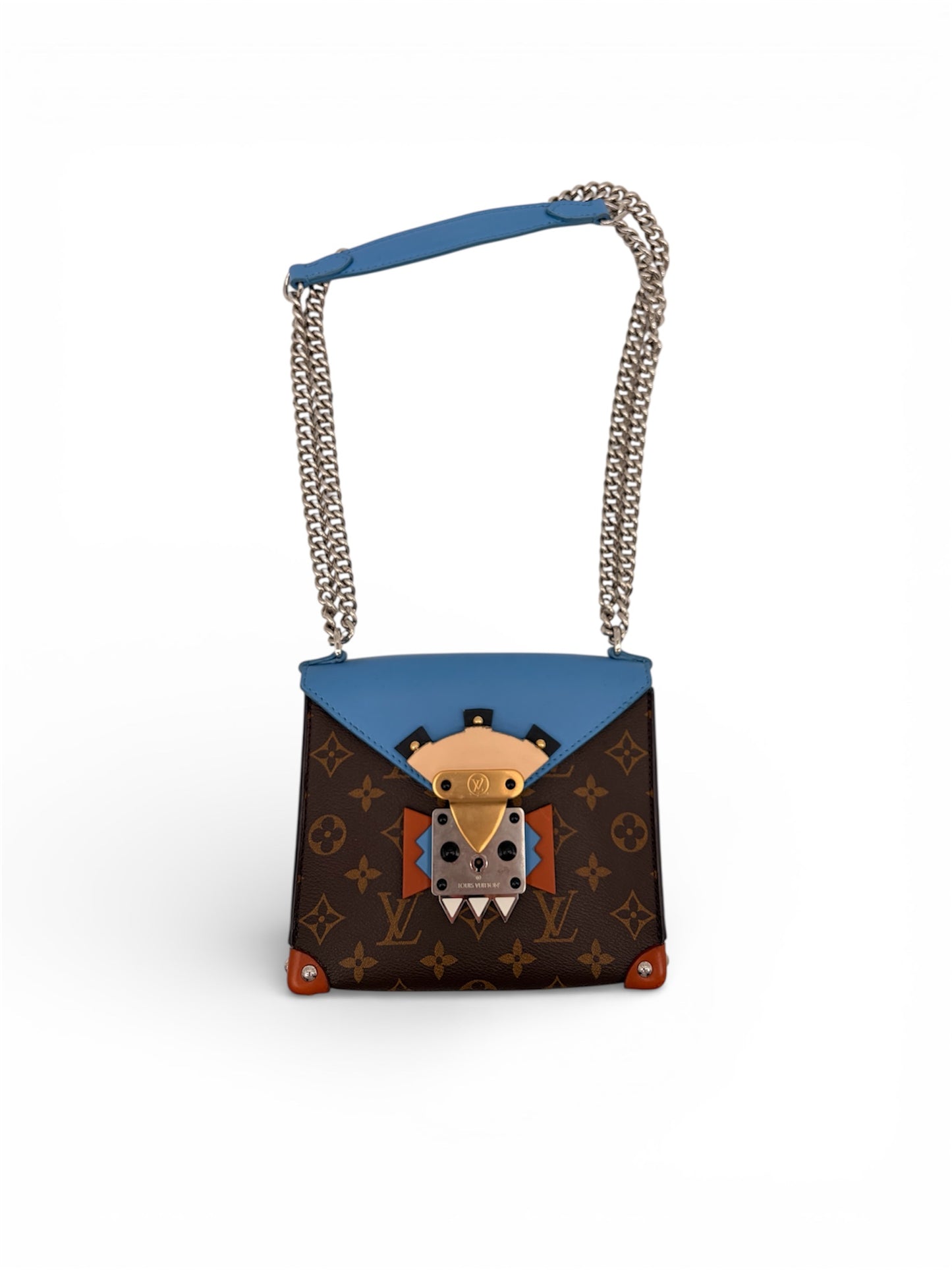 Louis Vuitton Monogram Tribal Mask Pochette Schultertasche