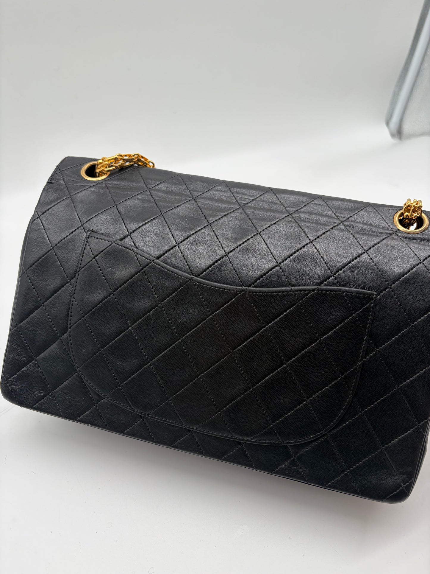 Chanel Double Flap Medium Schwarz GHW