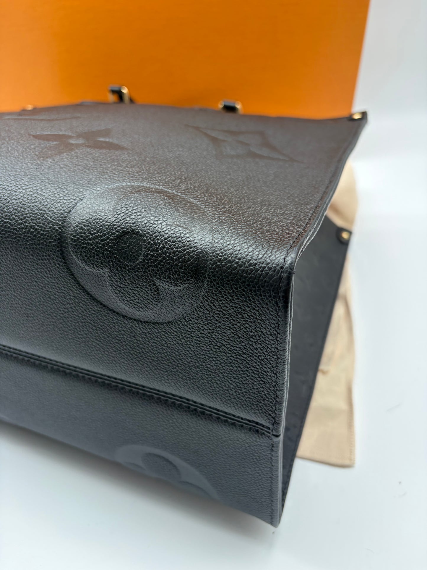 Louis Vuitton Onthego GM Shopper Empreinte Schwarz Monogram
