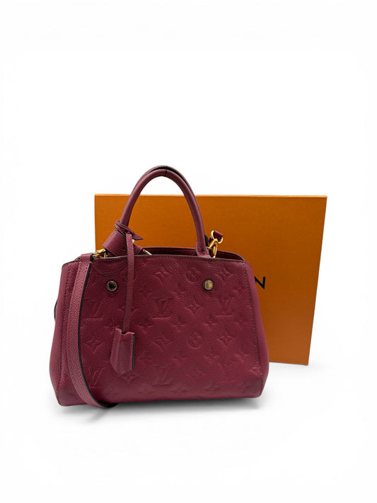 Louis Vuitton Montaigne BB Empreinte Pink