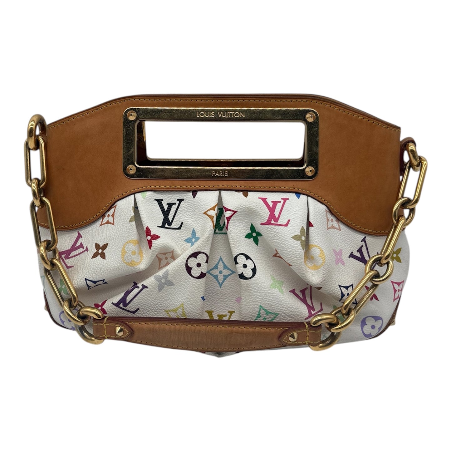 Louis Vuitton Multicolor Judy PM Handtasche x Takashi Murakami