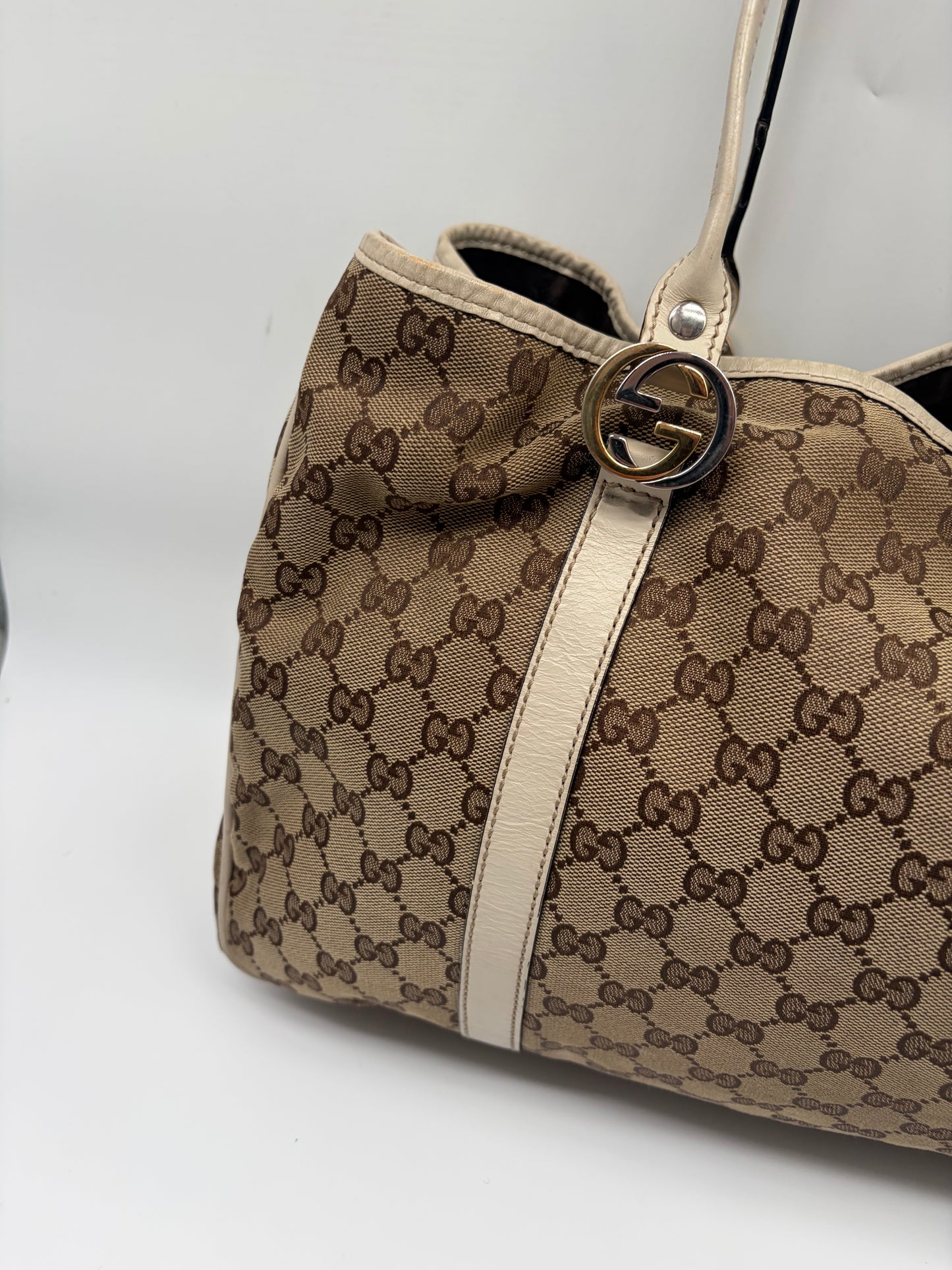 Gucci Monogram Twin GG Handtasche Shopper