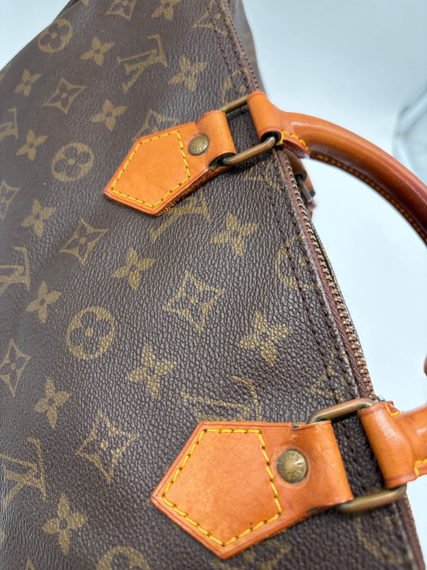 Louis Vuitton Monogram Speedy 35 braune Handtasche