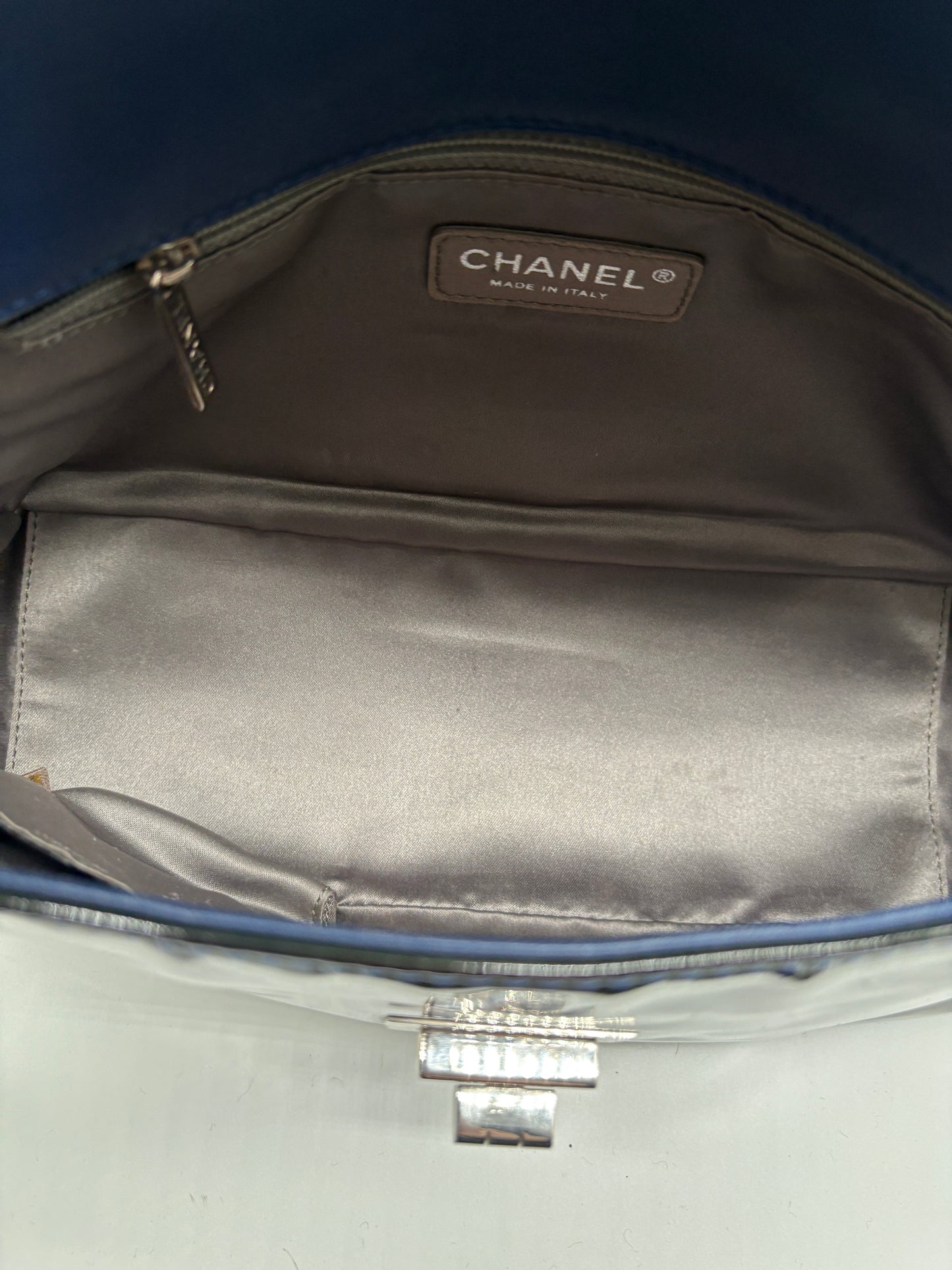 Chanel 2.55 Coco Mark Patent Handtasche (Luxus Designer Modell)