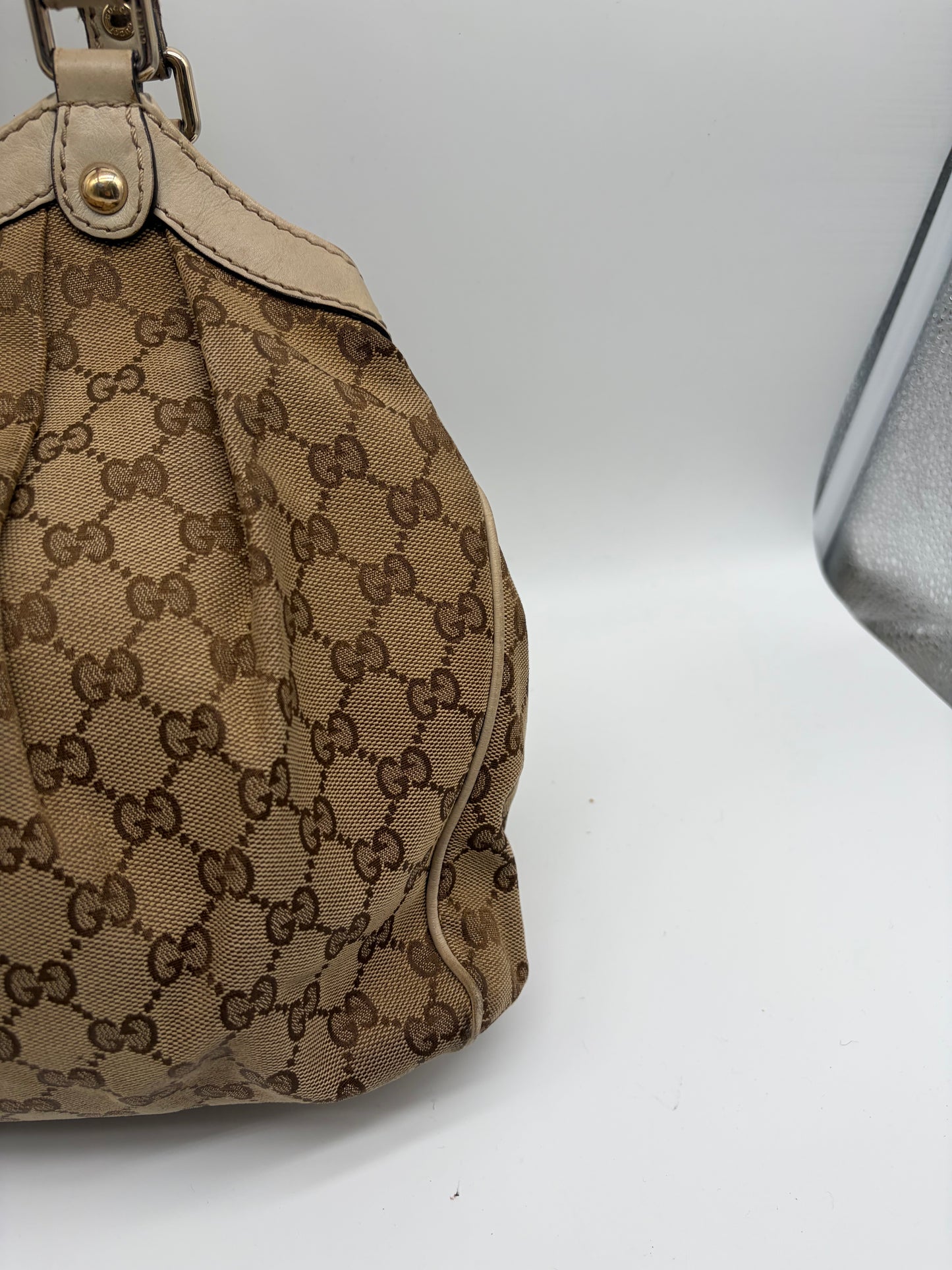 Gucci Sukey Medium Tote beige weiß Handtasche