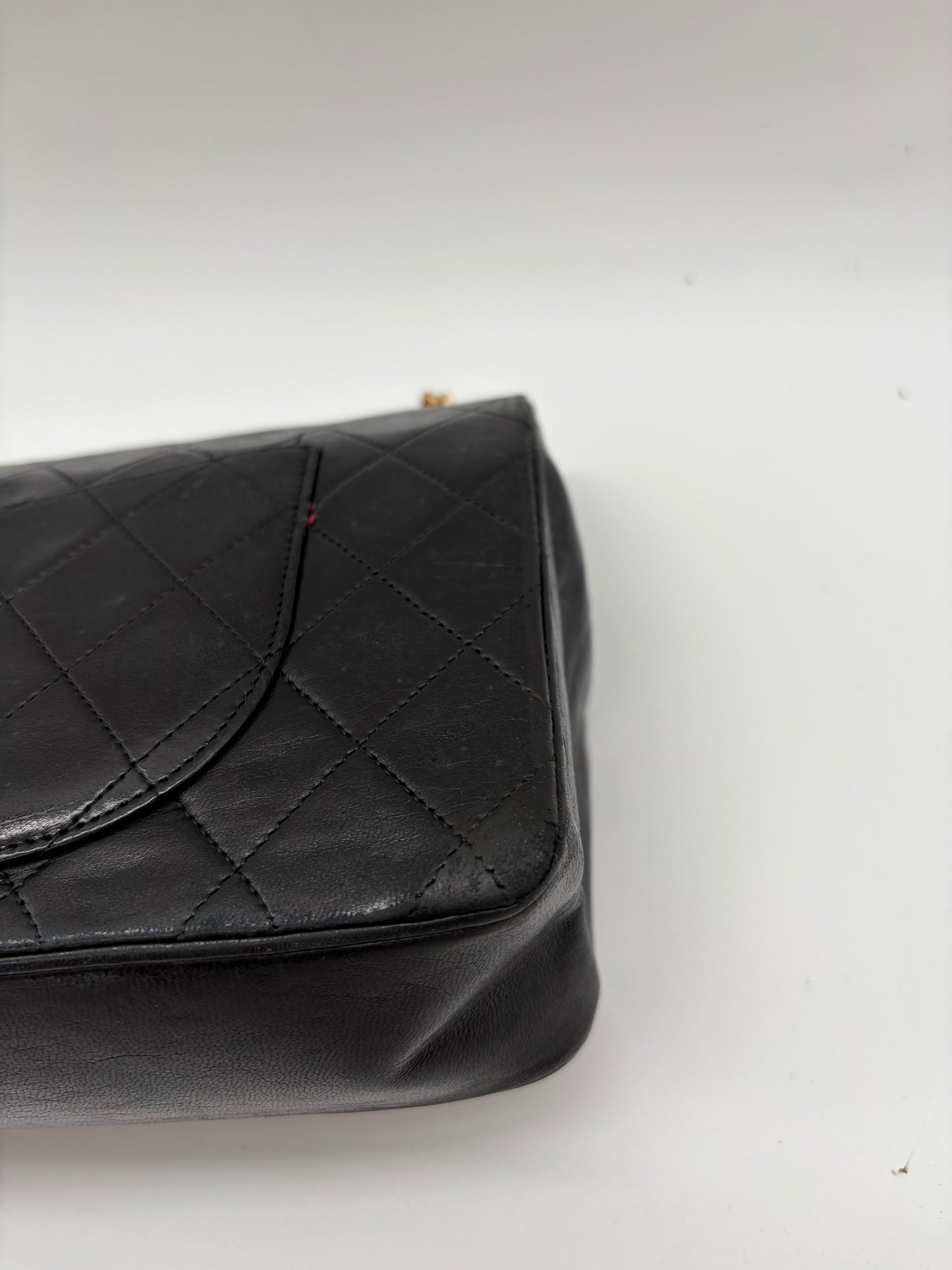 Chanel Classic 25 Medium Double Flap Schwarz Handtasche