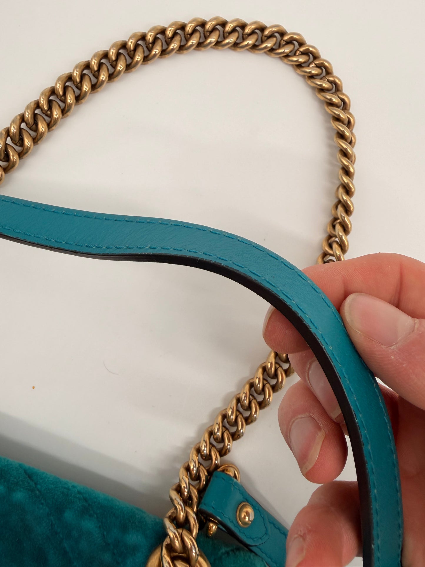 Gucci GG Marmont Samt Handtasche