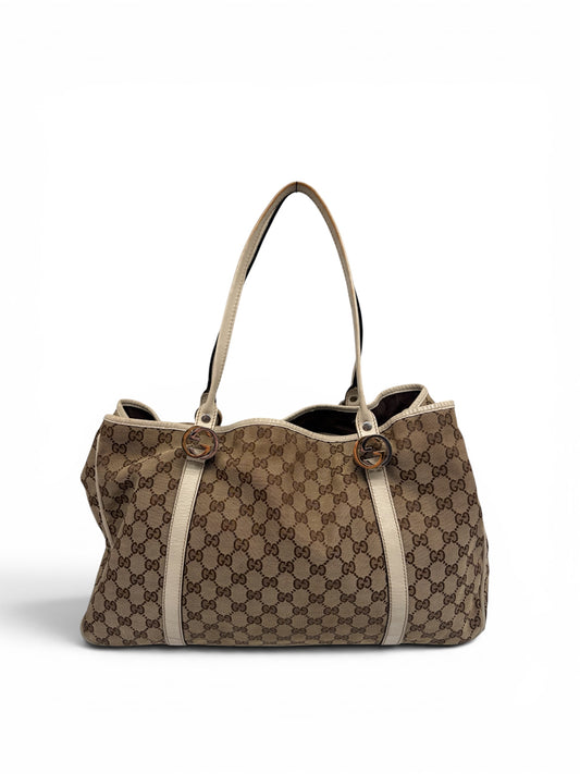 Gucci Monogram Twin GG Handtasche Shopper