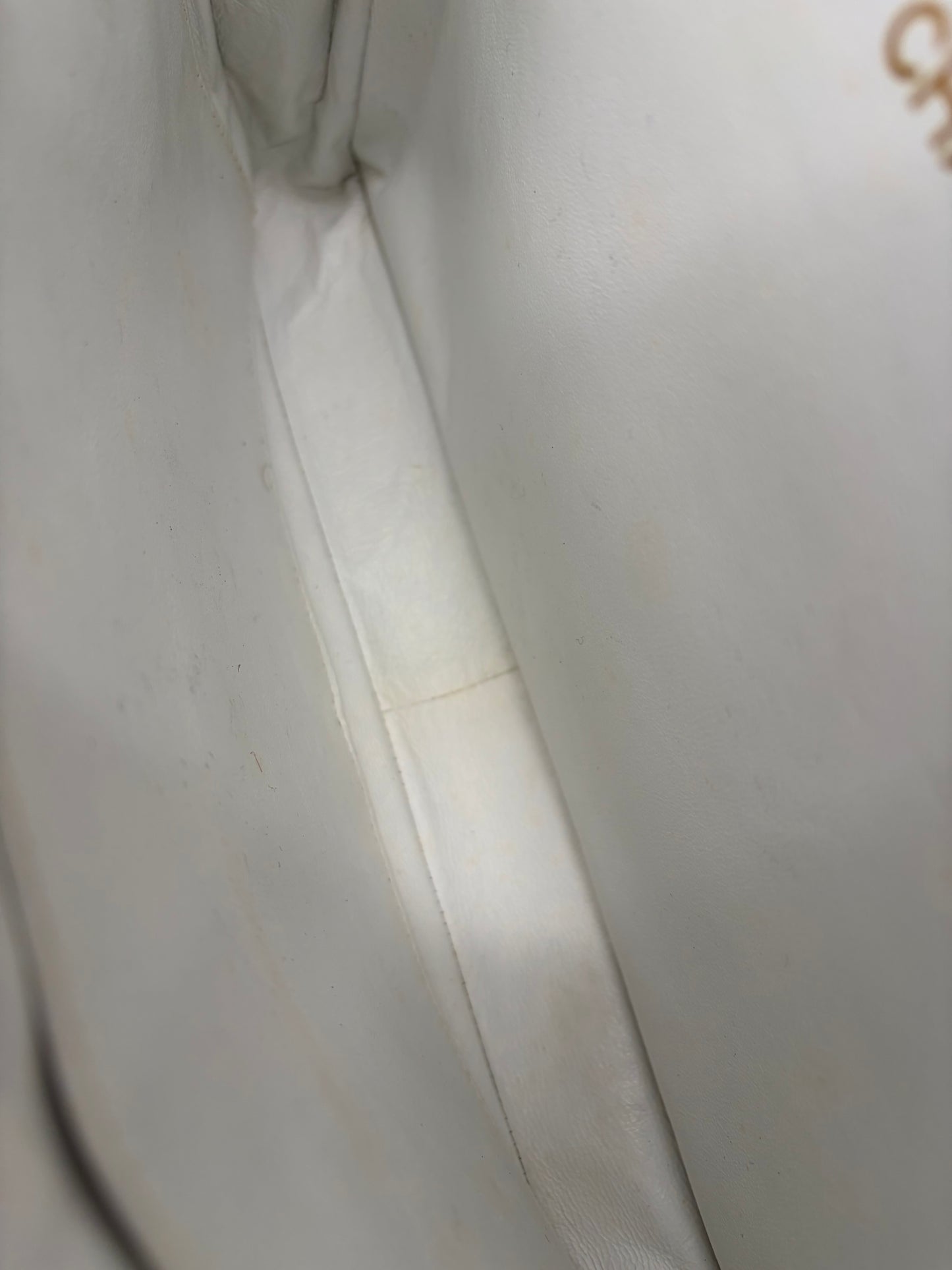 Chanel Matelassé Doppeltes Schultertasche/ Double Face Flap Weiß