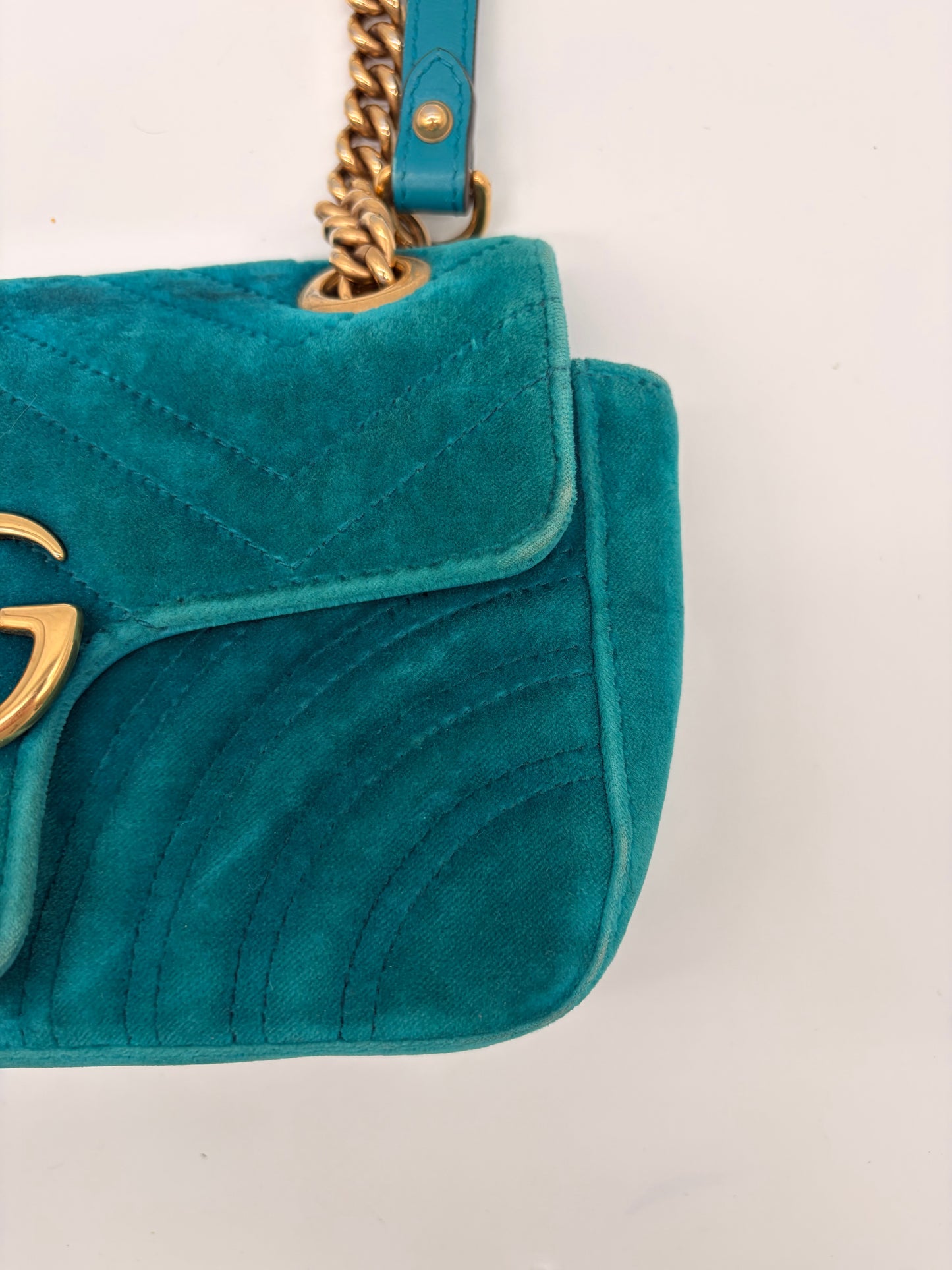 Gucci GG Marmont Samt Handtasche
