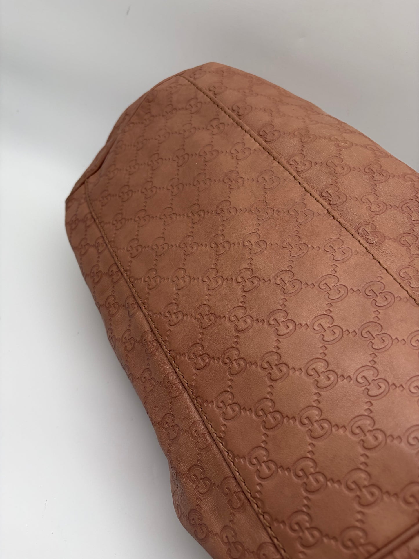Gucci Sukey Satchel Nude Rosa Schultertasche