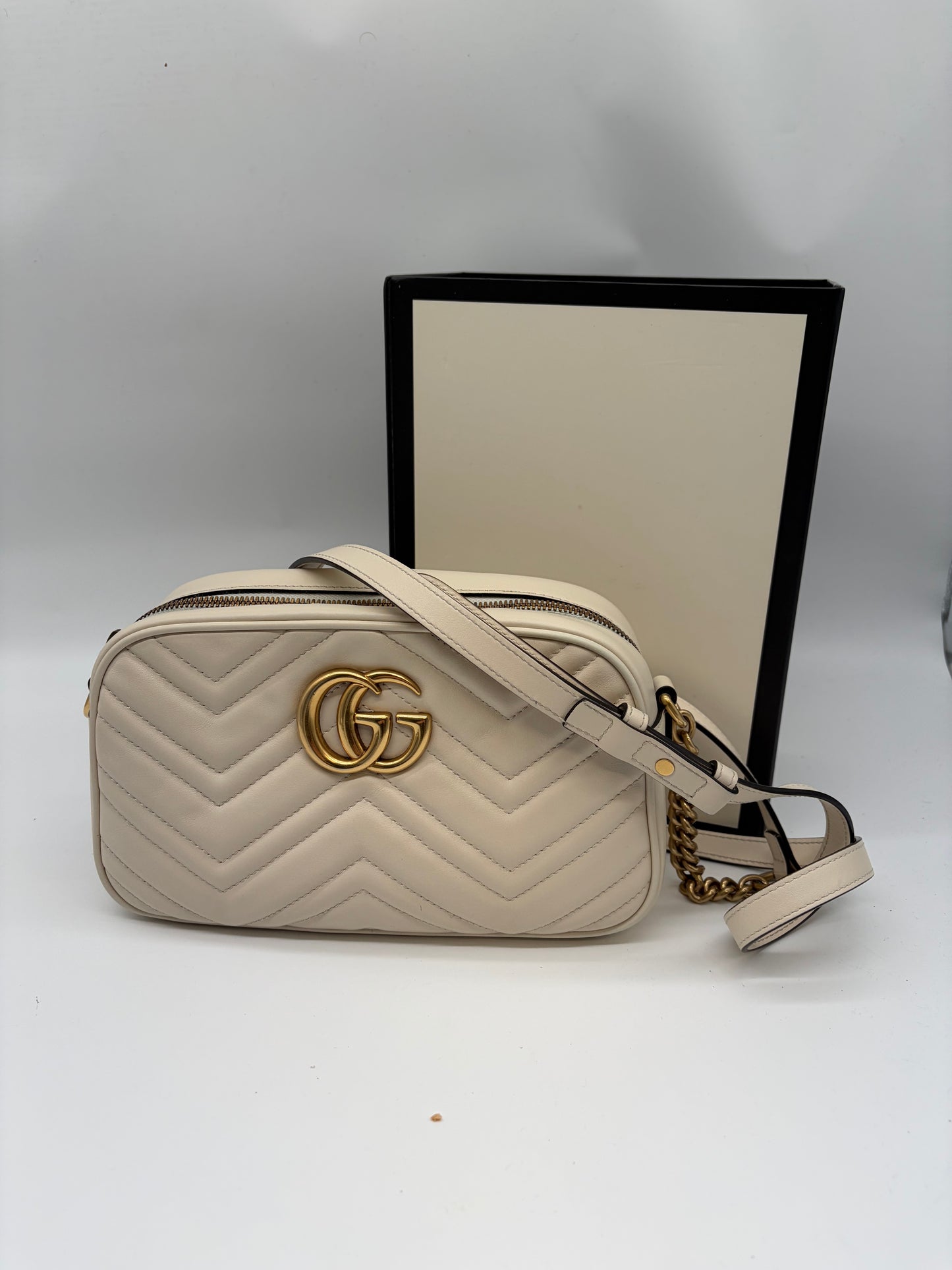 Gucci GG Marmont Beige Schultertasche