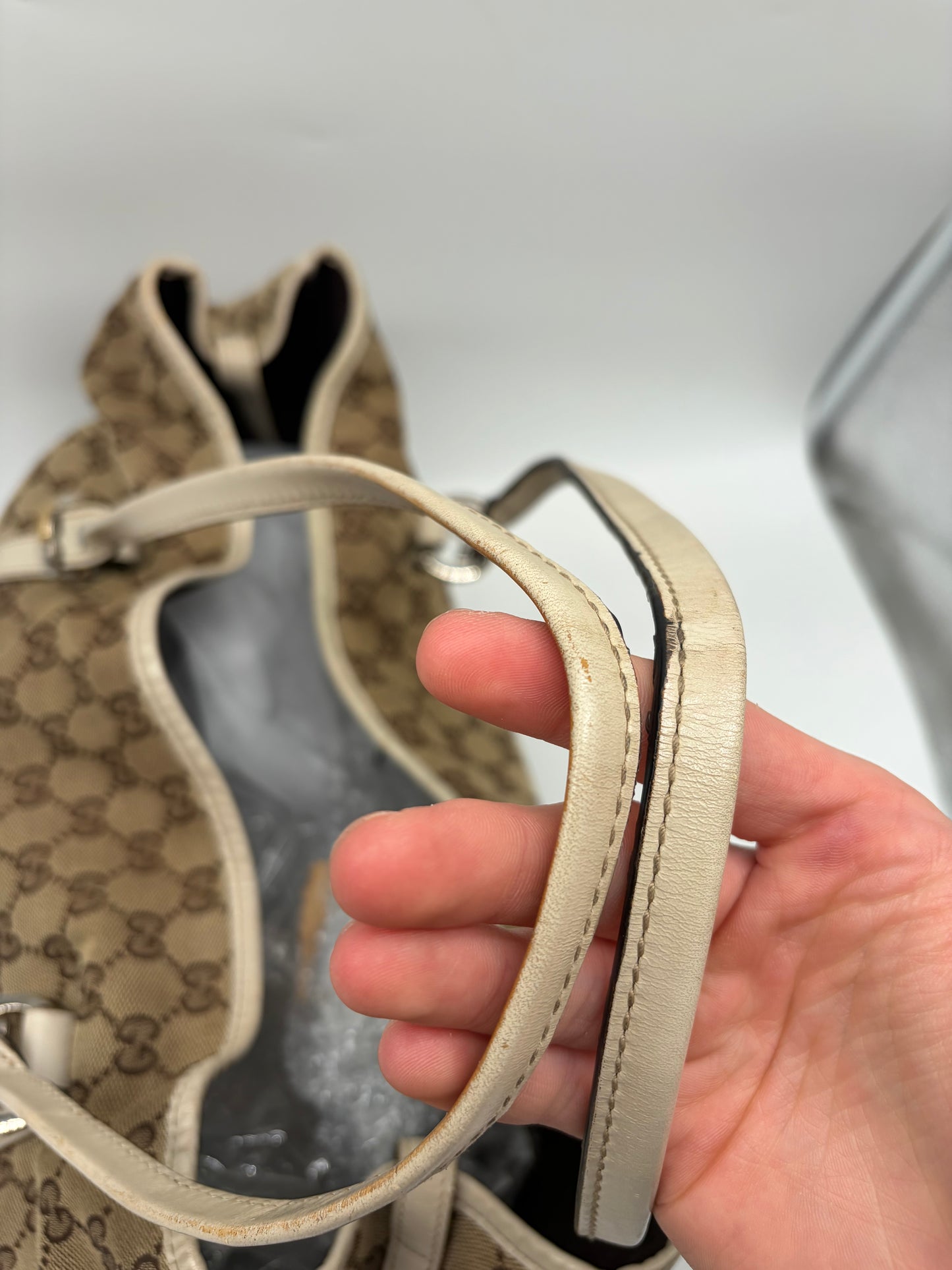 Gucci Monogram Twin GG Handtasche Shopper
