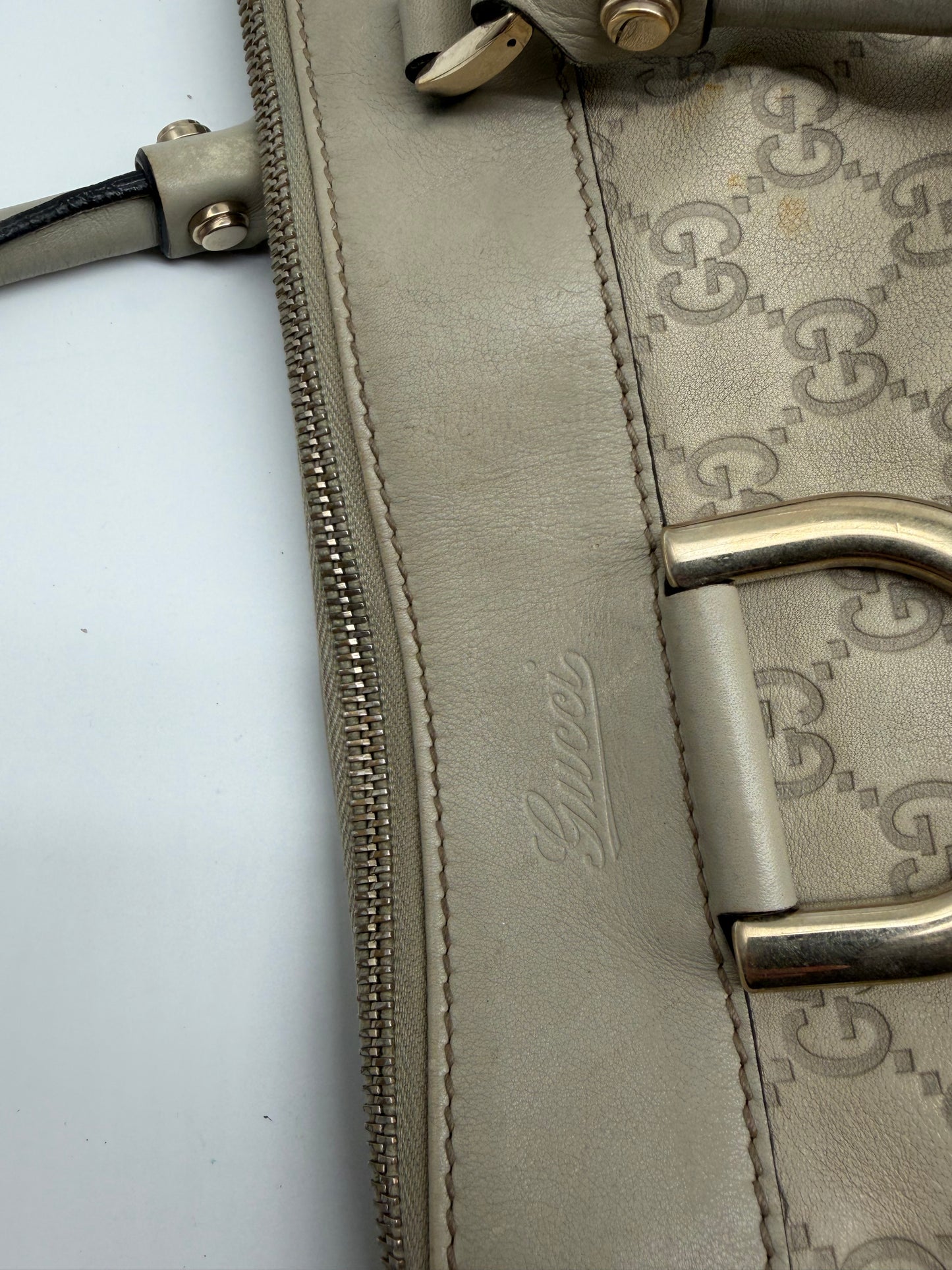 Gucci Abbey D-Ring Tote Leder Shopper