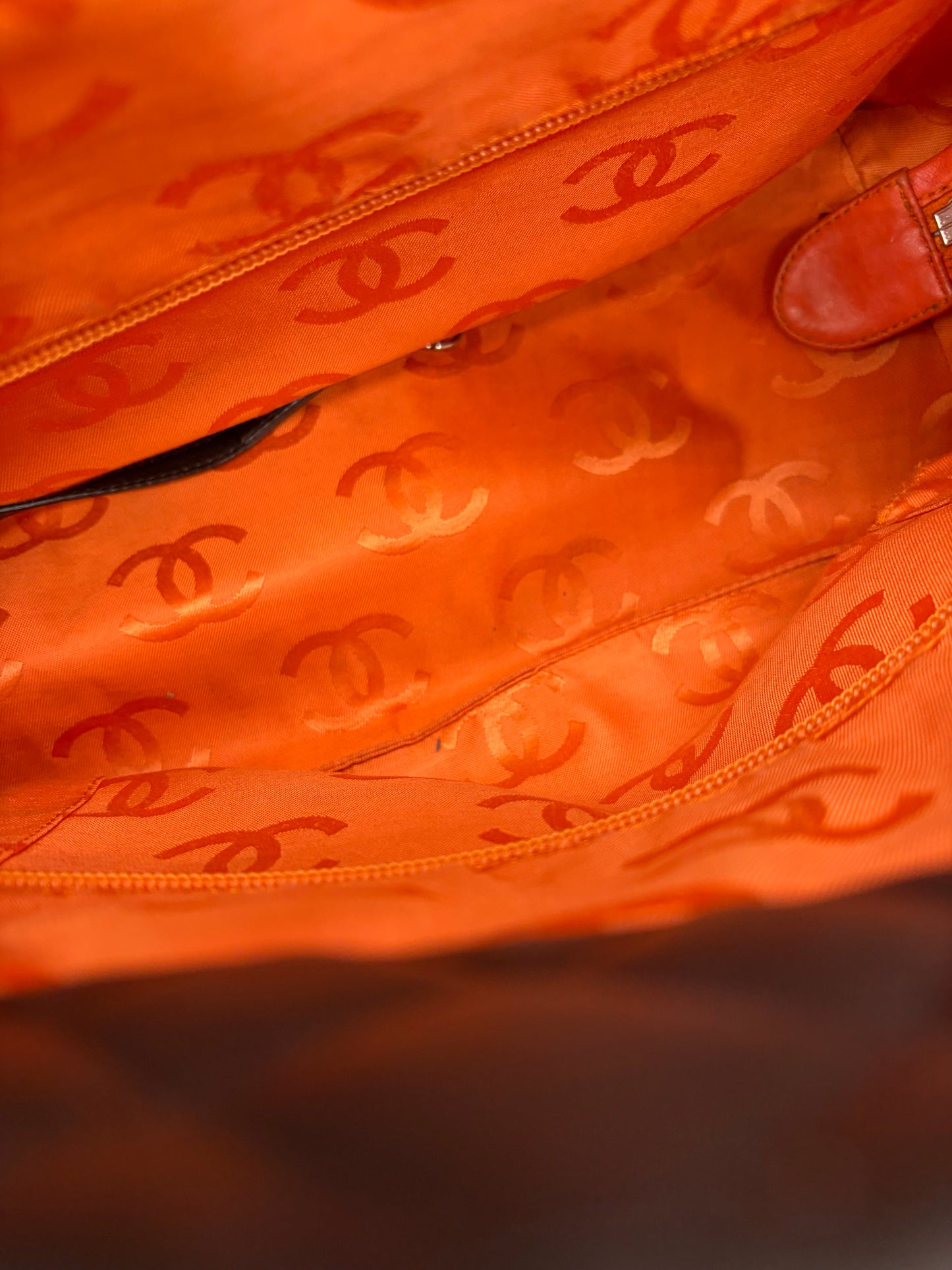 Chanel Cambon Tote Bag braune Shopping Handtasche