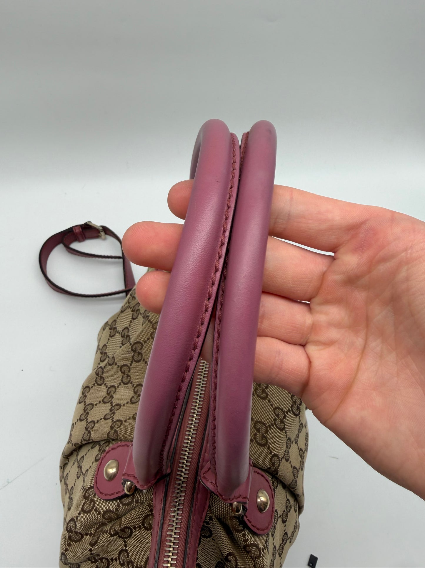 Gucci Sukey Tote GG Canvas Vintage – Rosa/Beige