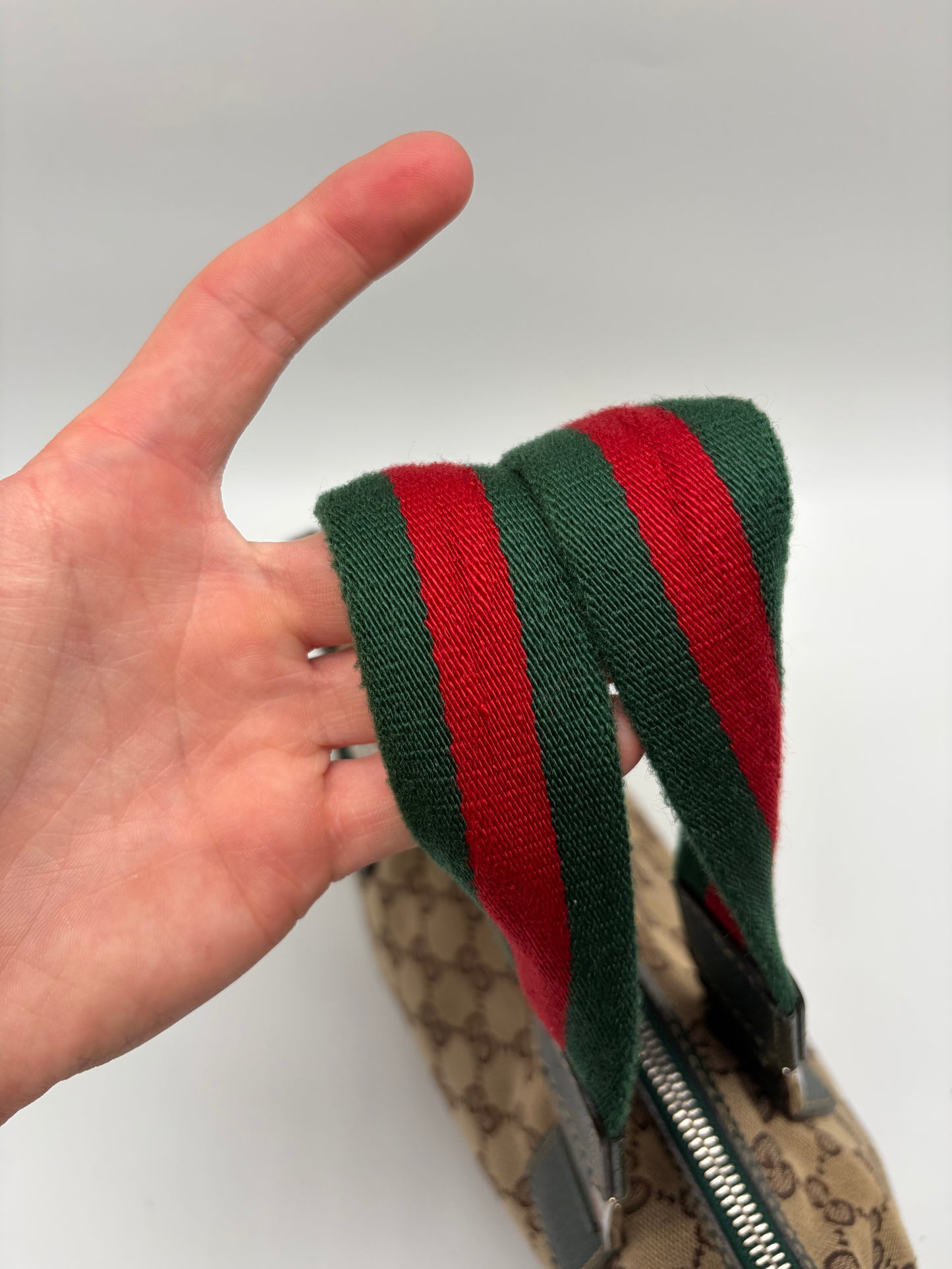Gucci Sherry Line Handtasche grün beige