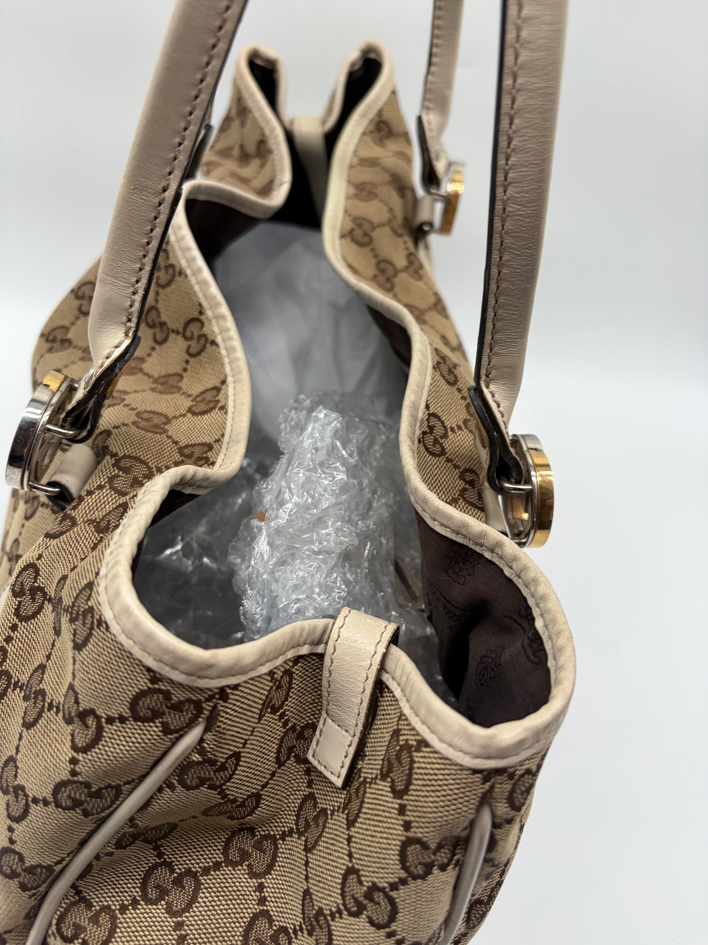 Gucci Monogram Twin GG Handtasche Shopper