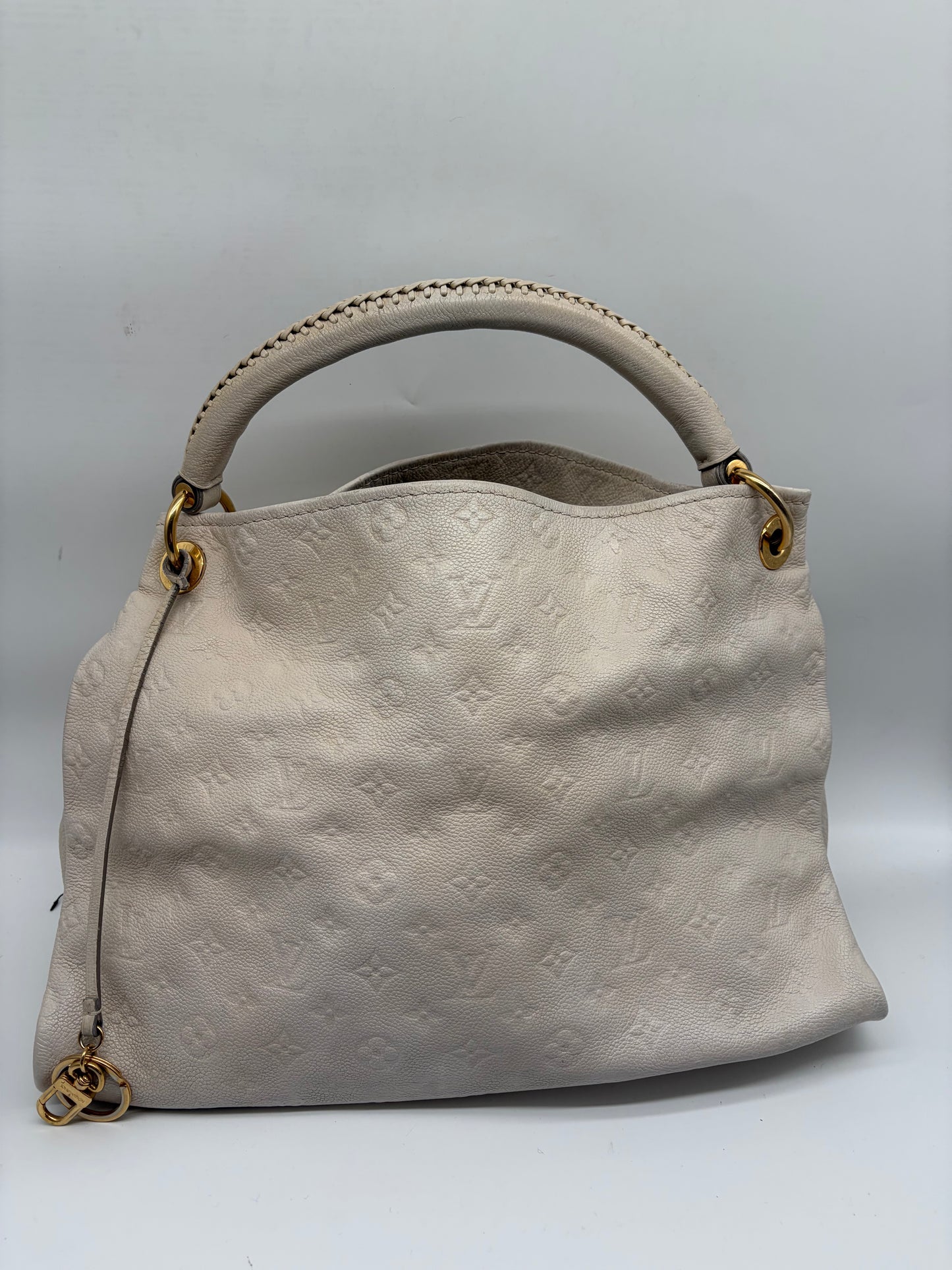 Louis Vuitton Artsy MM Empreinte Weiße Handtasche