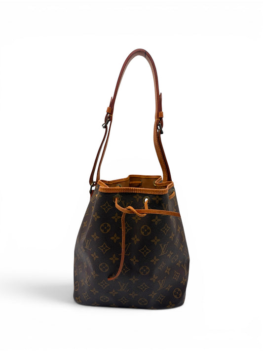 Louis Vuitton Petit Noé Monogram Canvas Bucket Bag