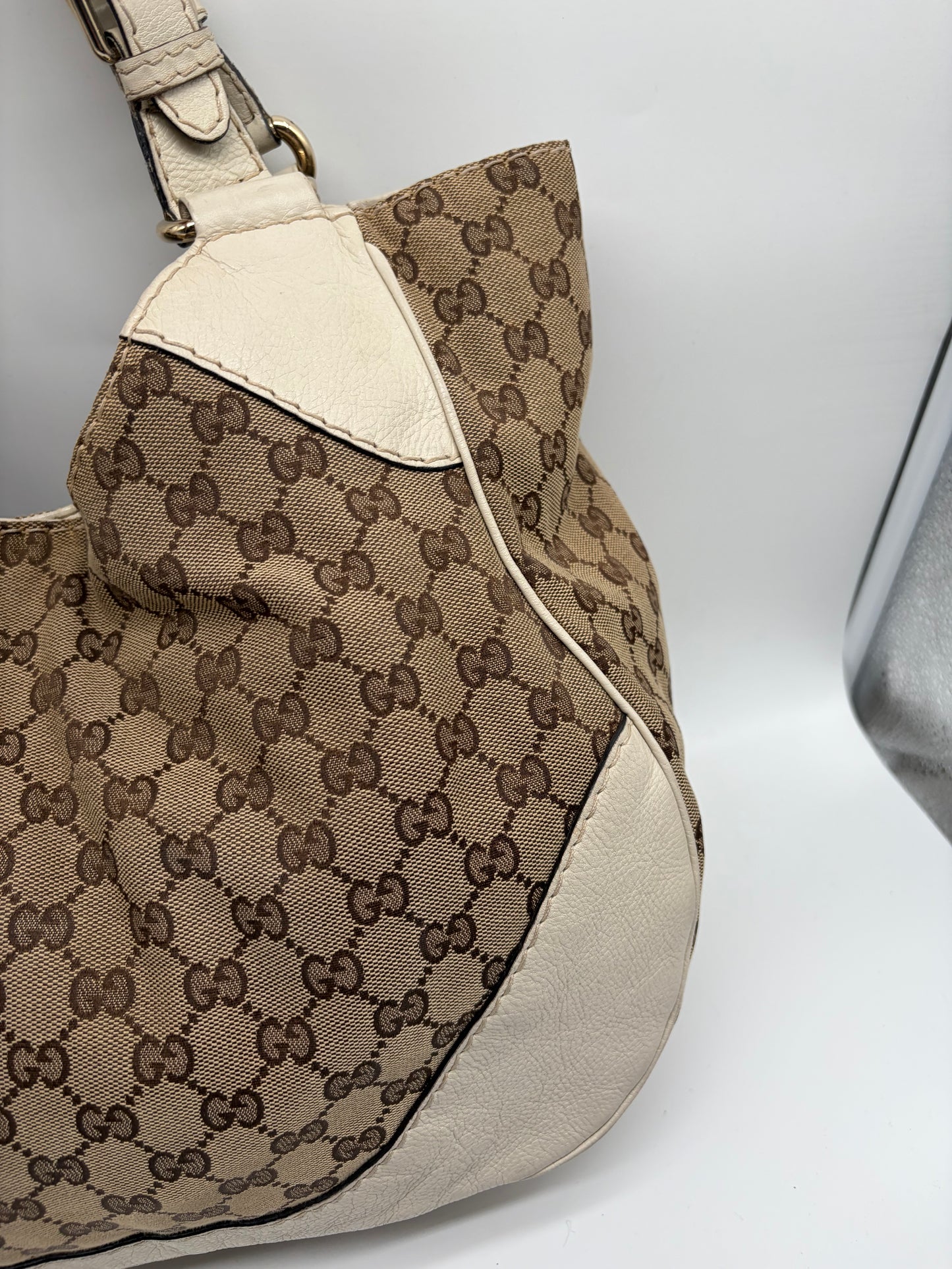 Vintage Gucci Charlotte Hobo Tasche GG Canvas