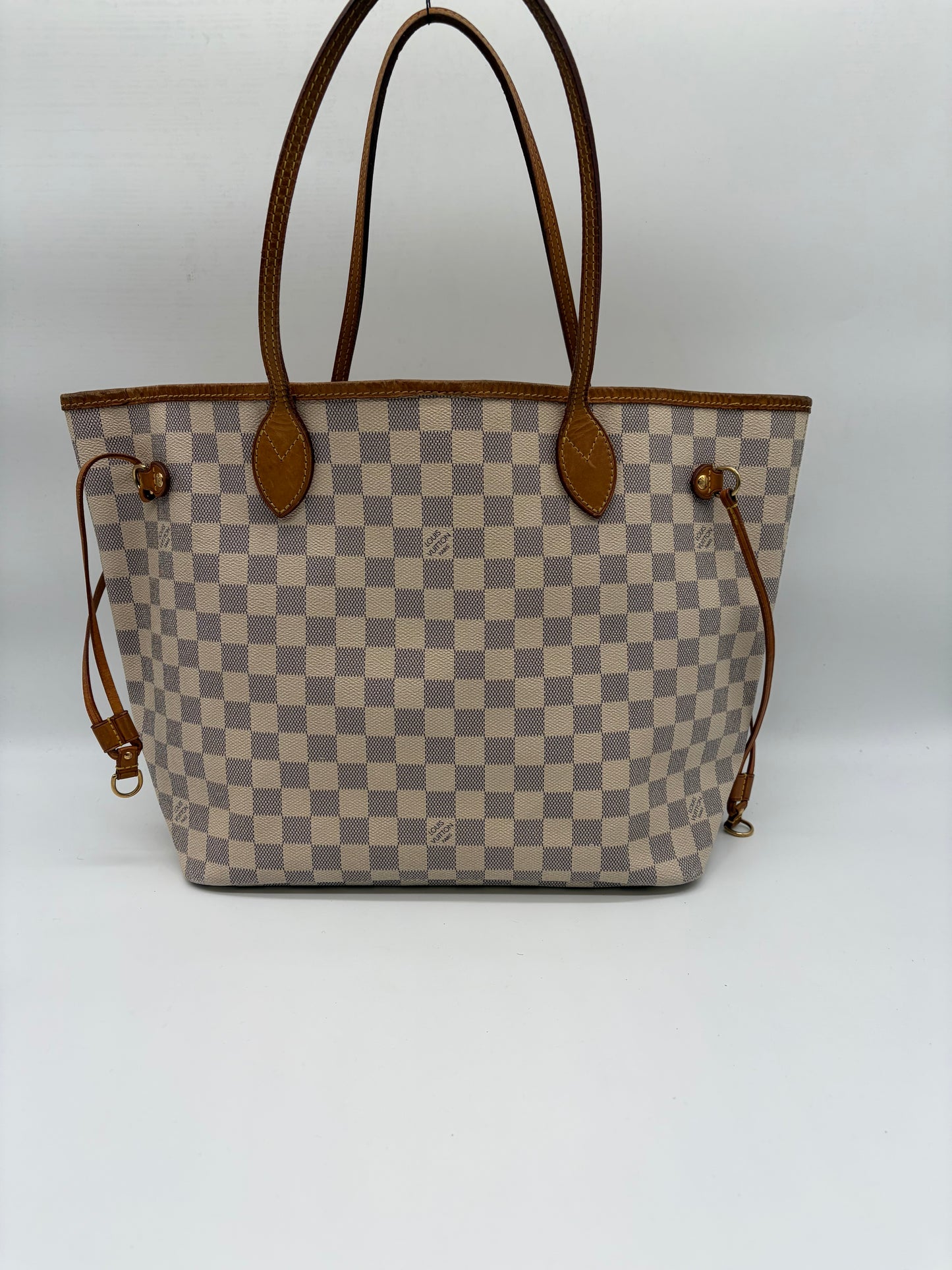 Louis Vuitton Damier Azur Neverfull MM Handtasche Shoppingtasche