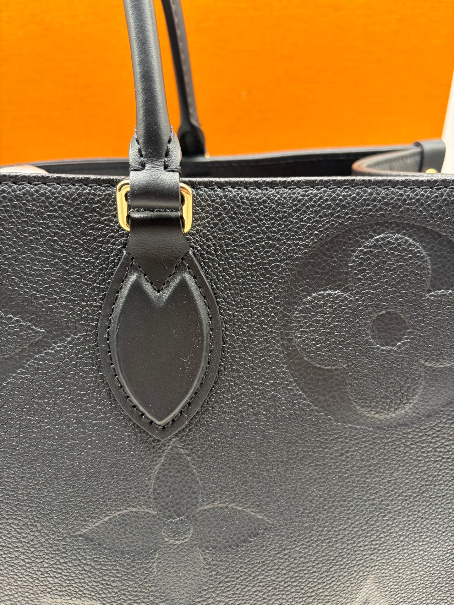 Louis Vuitton Onthego GM Shopper Empreinte Schwarz Monogram