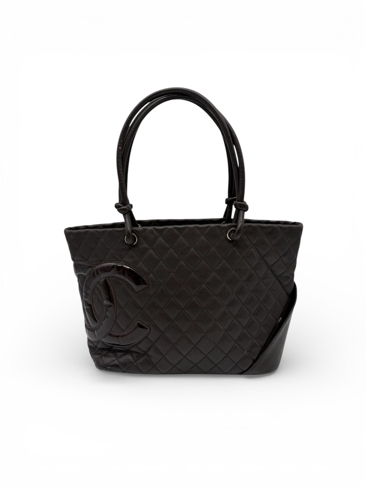 Chanel Cambon Tote Bag braune Shopping Handtasche